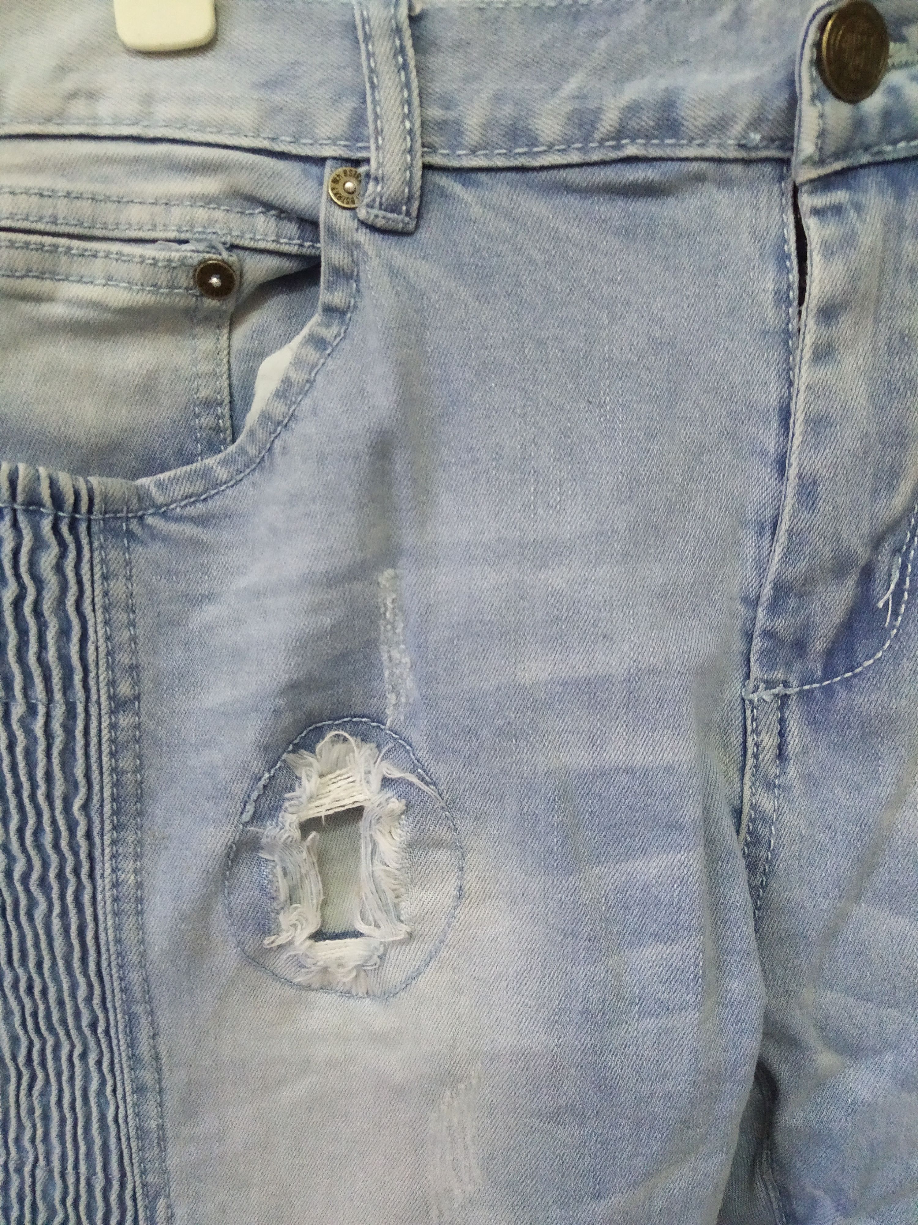 Japanese Brand DSTRKT BIKERS DENIM (B692) Waist 38 Size US 38 / EU 54 - 4 Thumbnail