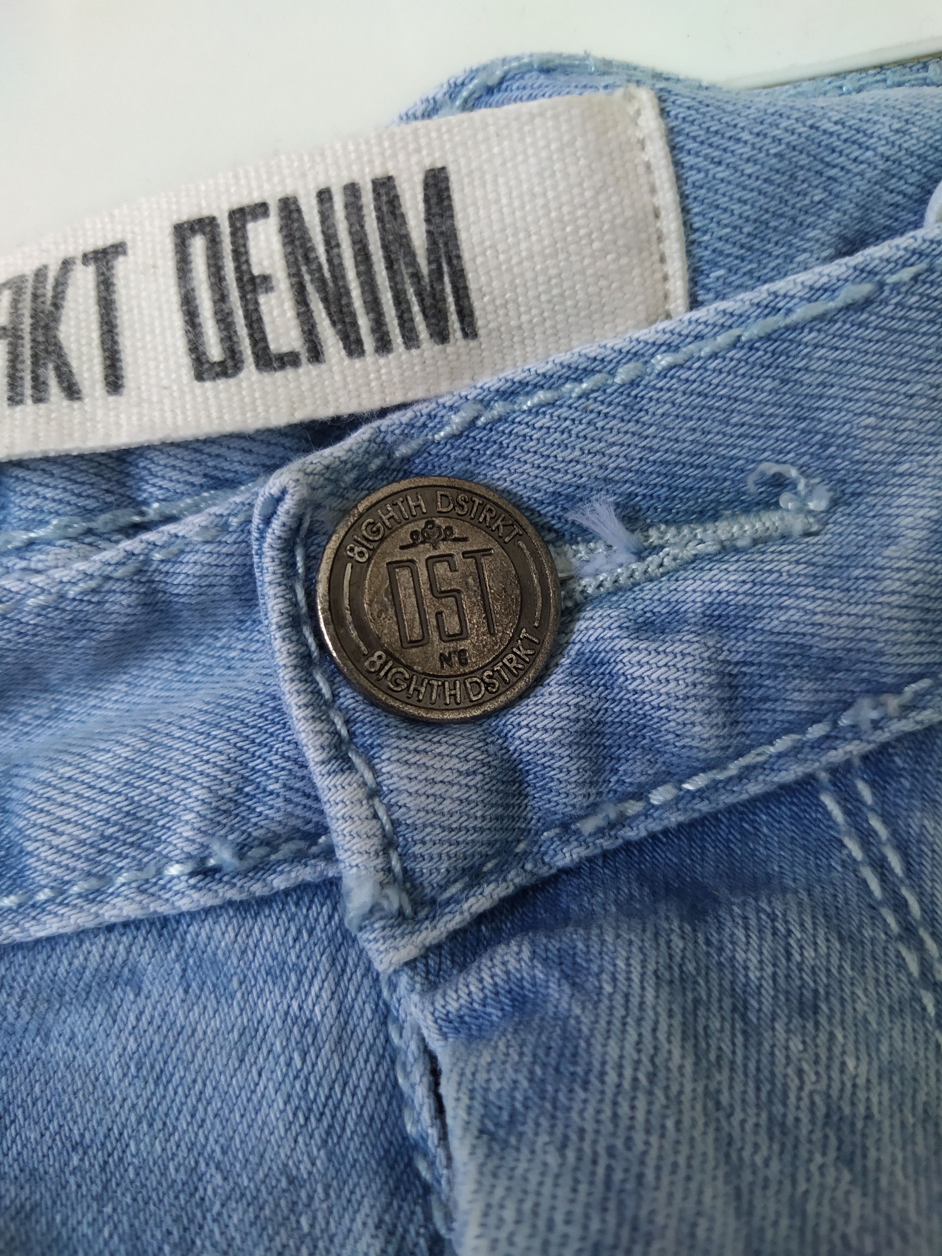 Japanese Brand DSTRKT BIKERS DENIM (B692) Waist 38 Size US 38 / EU 54 - 10 Thumbnail
