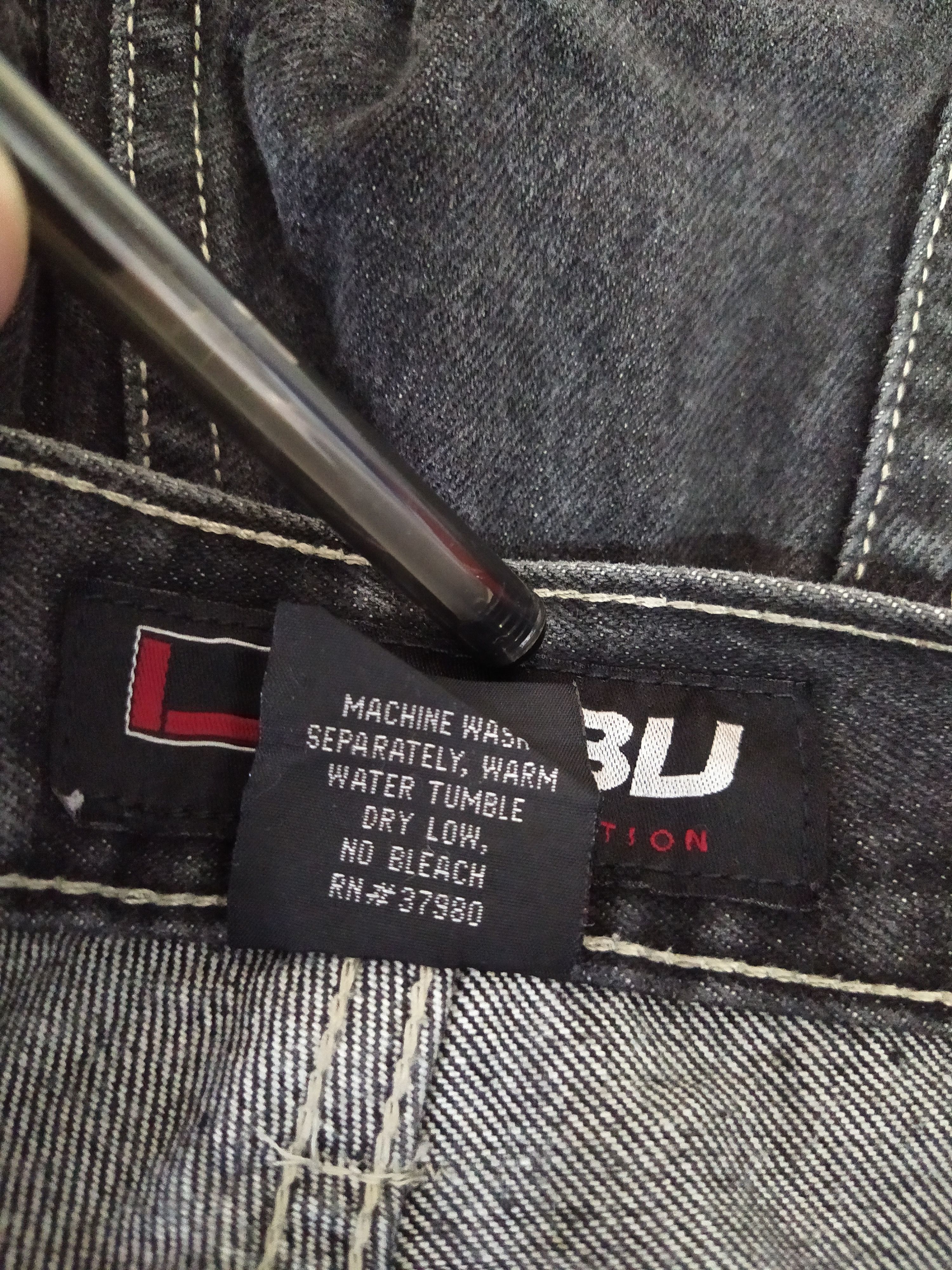 Fubu × Vintage 90s FUBU BAGGY CARPENTER DENIM (B693) Size US 37 - 13 Thumbnail
