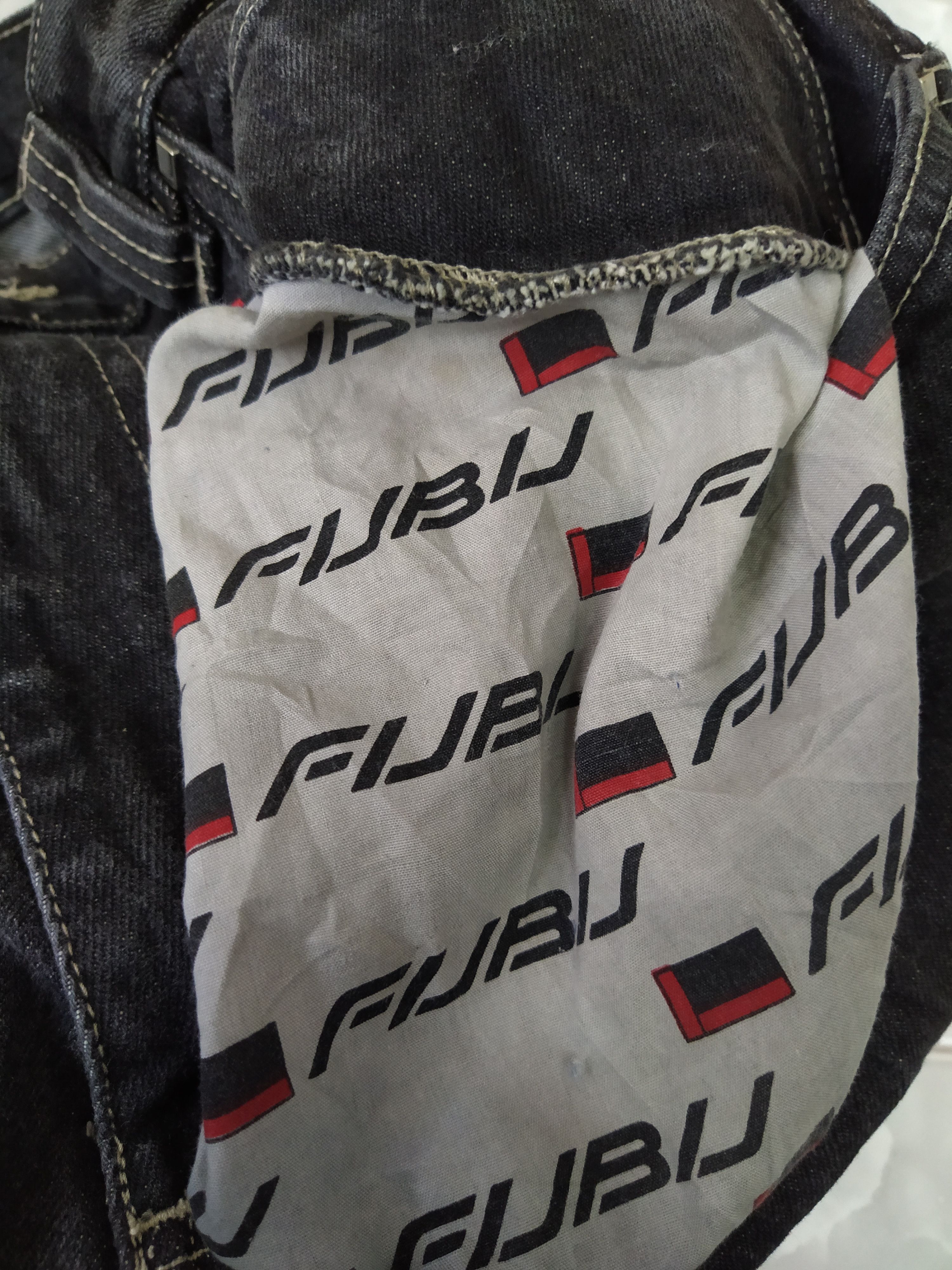 Fubu × Vintage 90s FUBU BAGGY CARPENTER DENIM (B693) Size US 37 - 14 Thumbnail