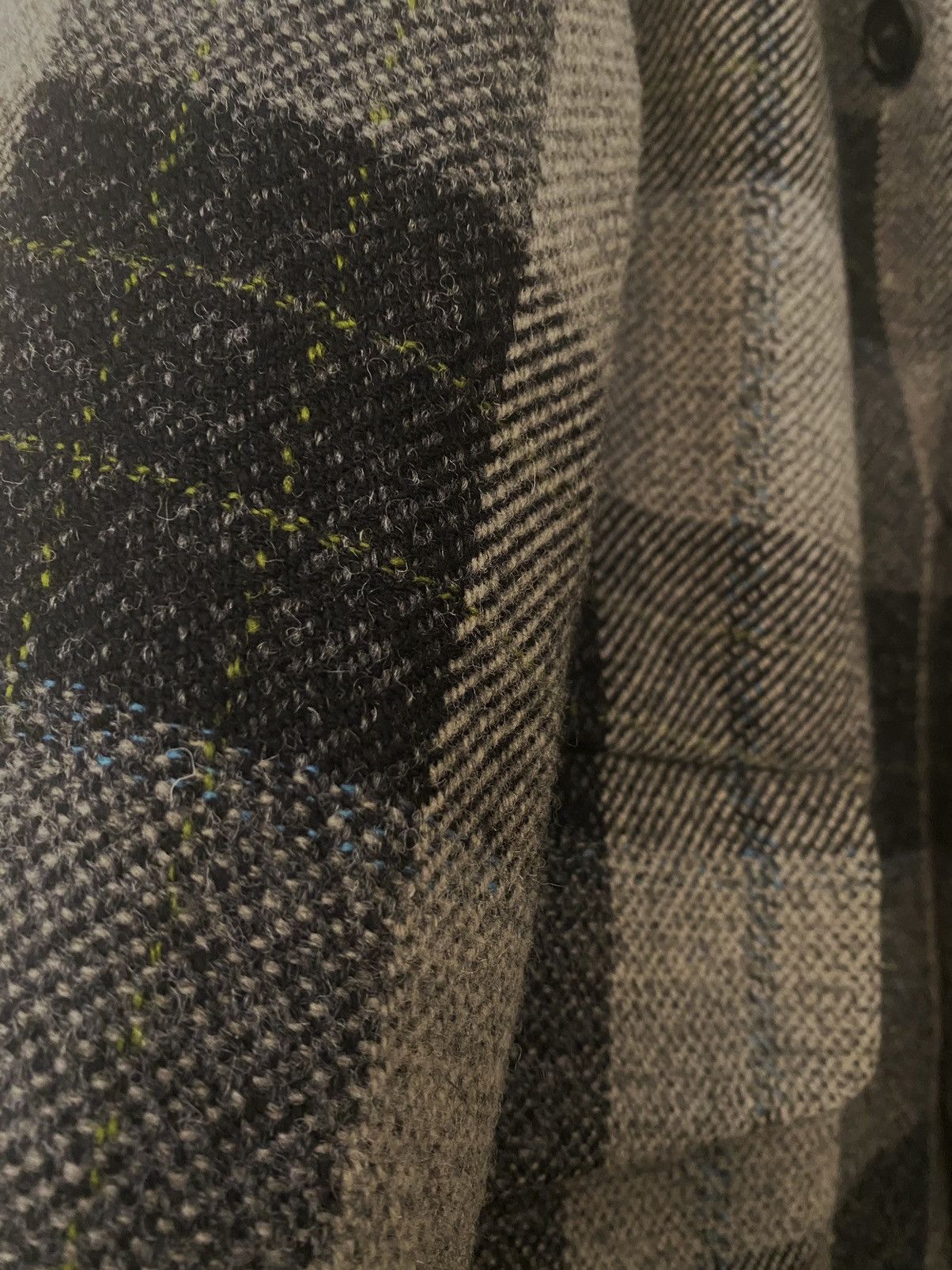 Acne Studios Grey Wool Check Coat Size US S / EU 44-46 / 1 - 2 Thumbnail