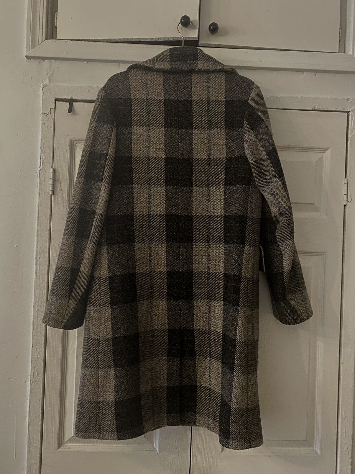 Acne Studios Grey Wool Check Coat Size US S / EU 44-46 / 1 - 4 Thumbnail