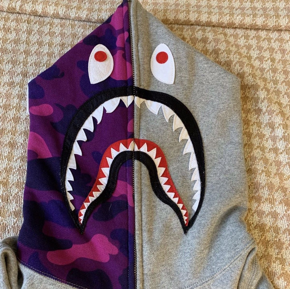 Bape Color Camo Shark Full Zip Hoodie Size US XL / EU 56 / 4 - 2 Thumbnail
