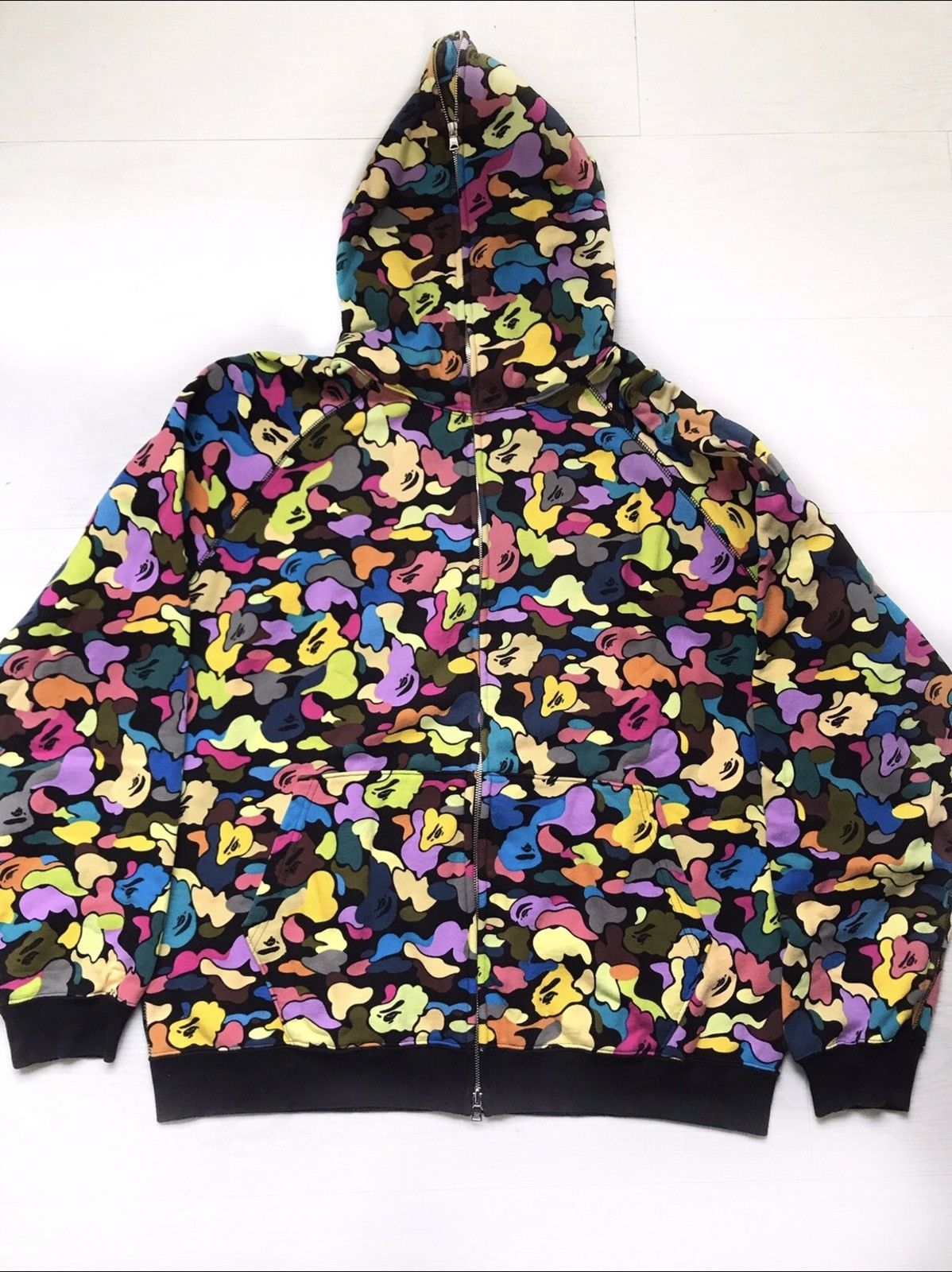Bape hoodie multi camo online