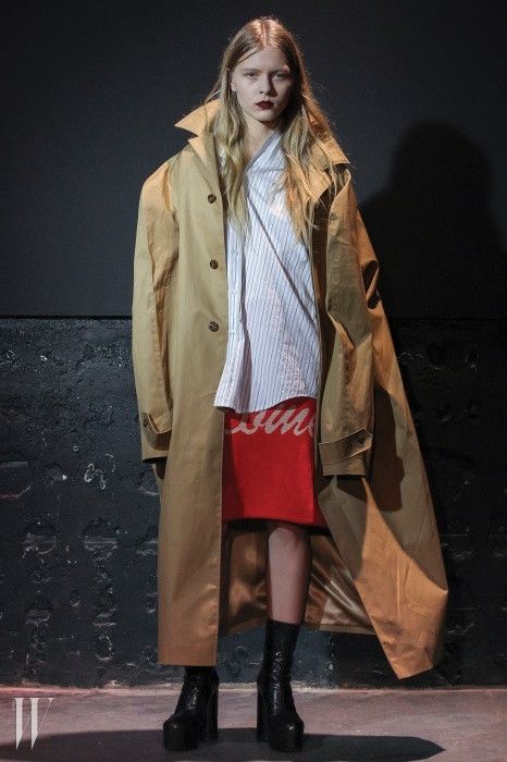 Vetements 15FW over size Trench coat