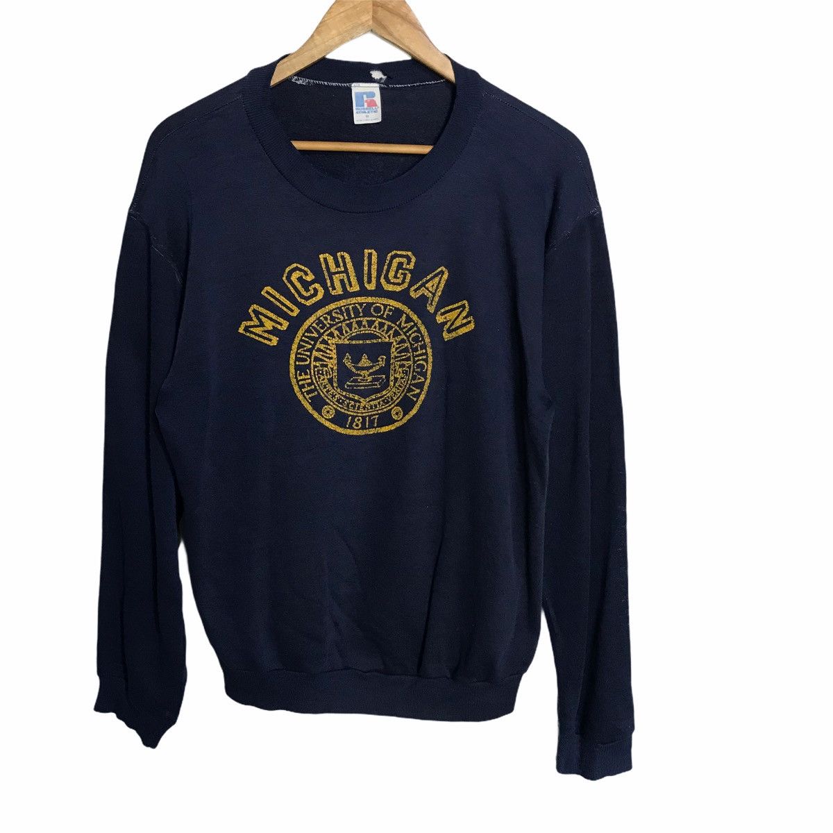 Russell Athletic Vintage 80s the university of Michigan by russell athletic Size US M / EU 48-50 / 2 - 1 Thumbnail