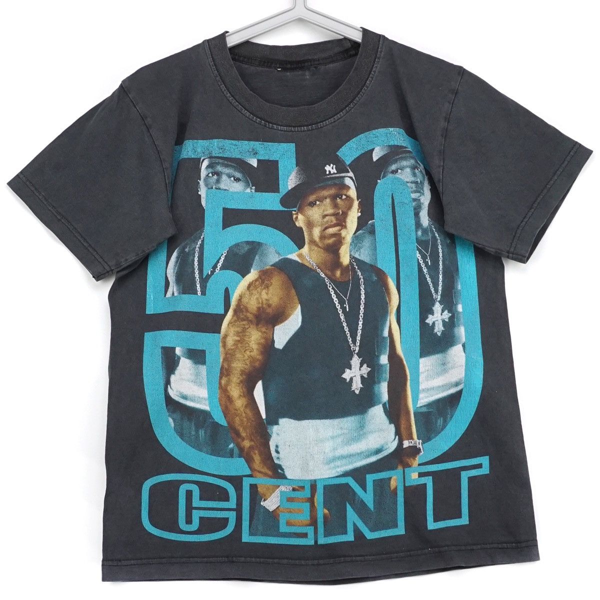 50 Cent × Rap Tees × Vintage Vintage Faded 50 Cent G Unit Rap T
