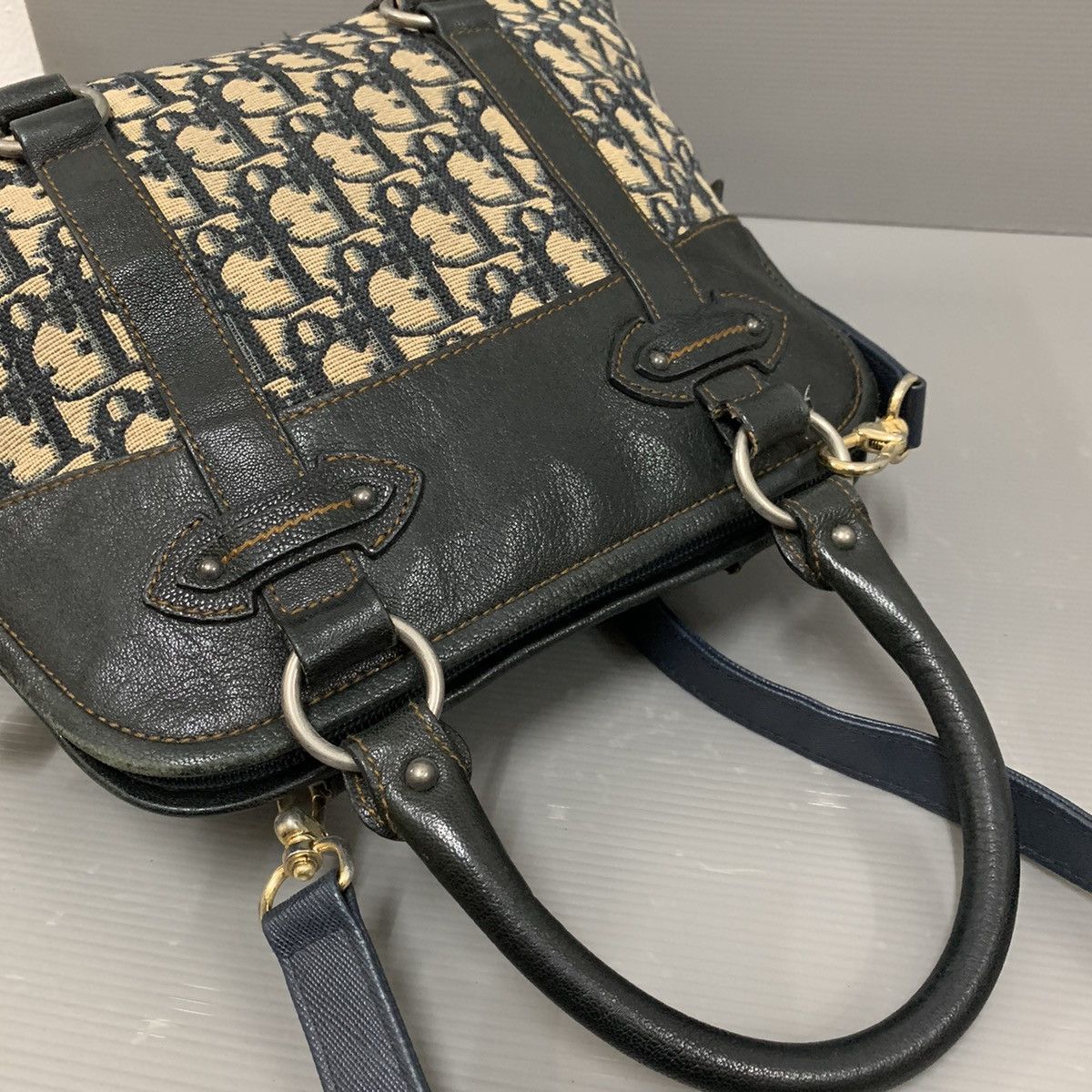 Christian Dior Monsieur Authentic Christian Dior Monogram Alma Bag Size ONE SIZE - 9 Thumbnail