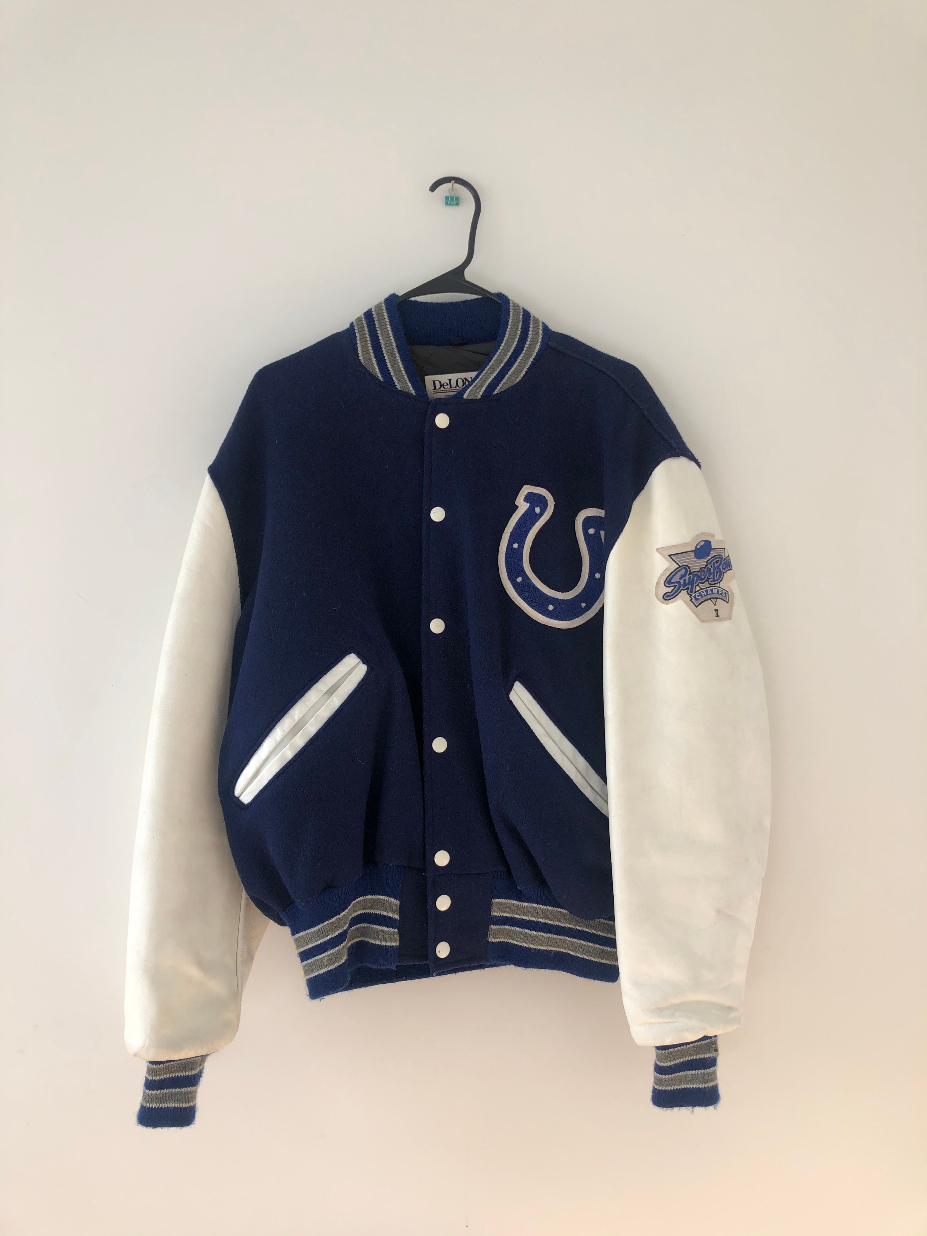 Vintage Indianapolis Colts Authentic 1971 Leather Jacket Size US S / EU 44-46 / 1 - 1 Preview