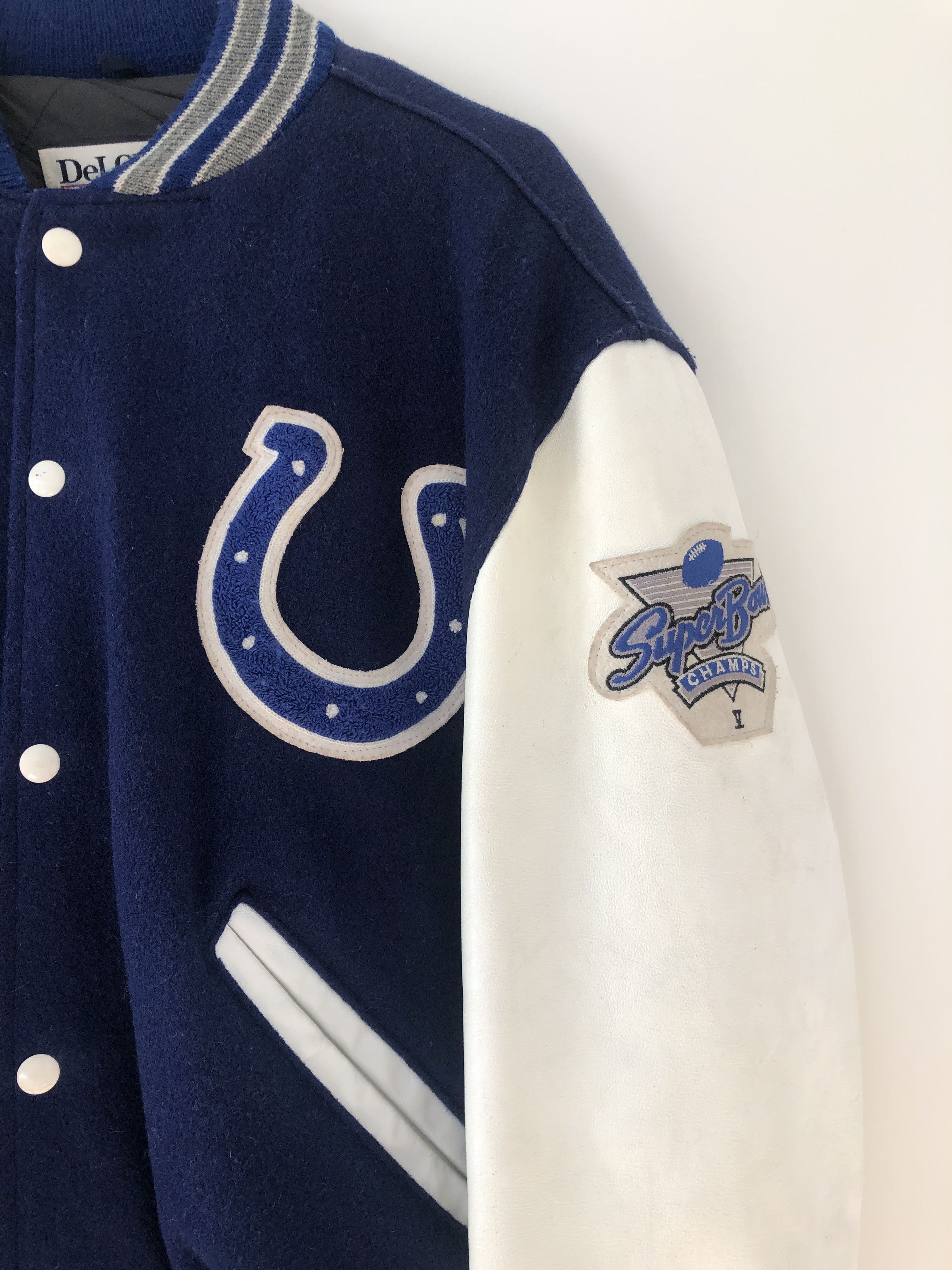 Vintage Indianapolis Colts Authentic 1971 Leather Jacket Size US S / EU 44-46 / 1 - 5 Preview