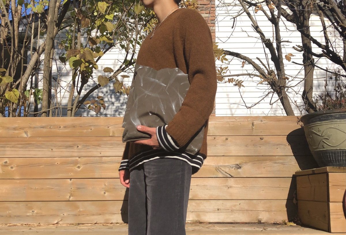 Helmut Lang Vintage Helmut Lang Painter Military Canvas Clutch/Tote Bag Size ONE SIZE - 6 Thumbnail