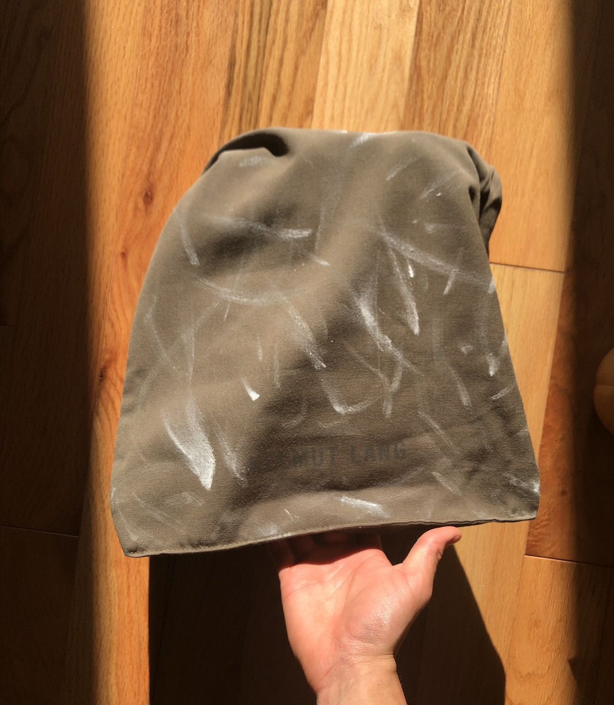 Vintage Helmut Lang Painter Military Canvas Clutch/Tote Bag