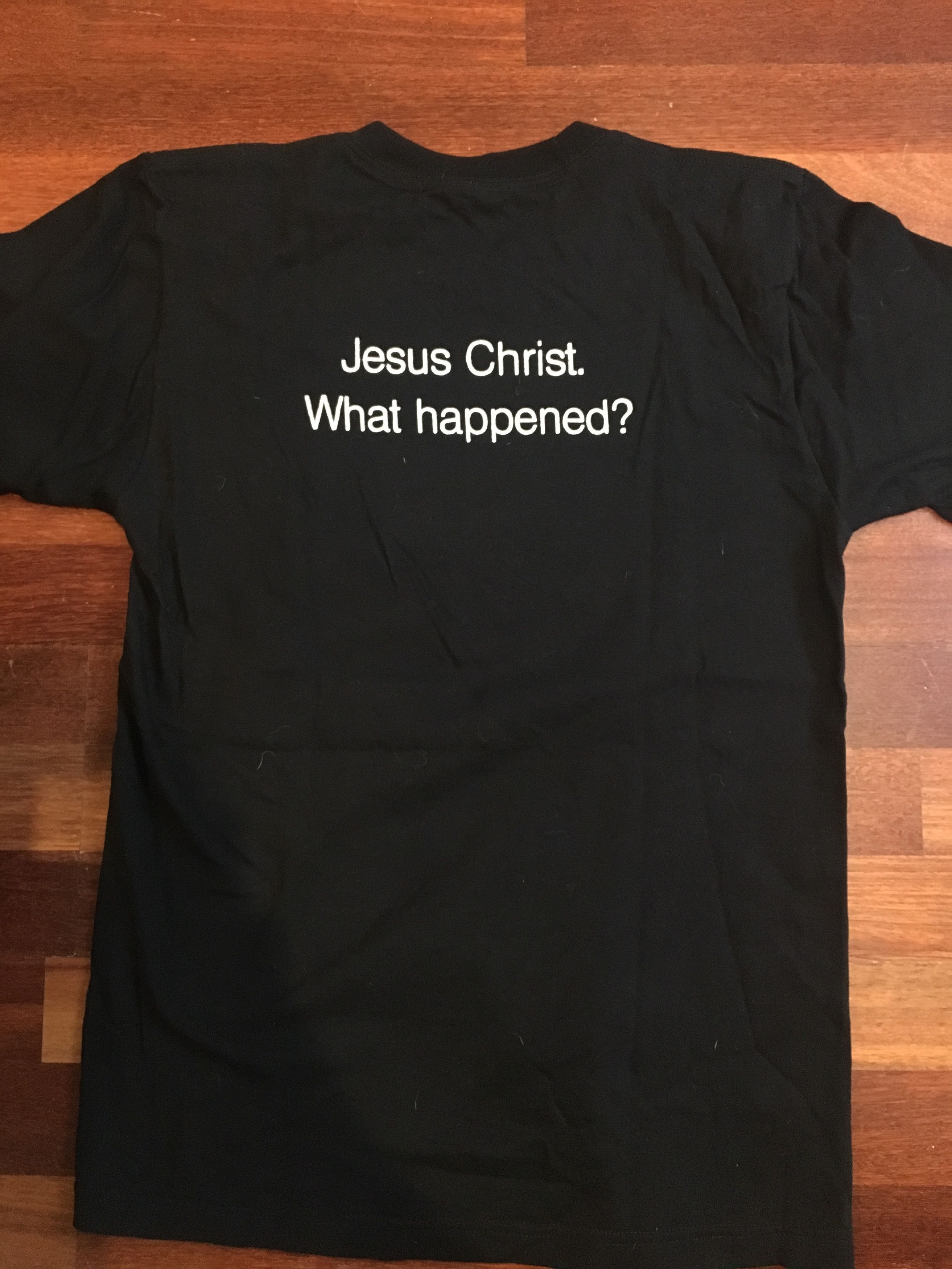 Supreme Jesus Christ What Happened Tee | Grailed