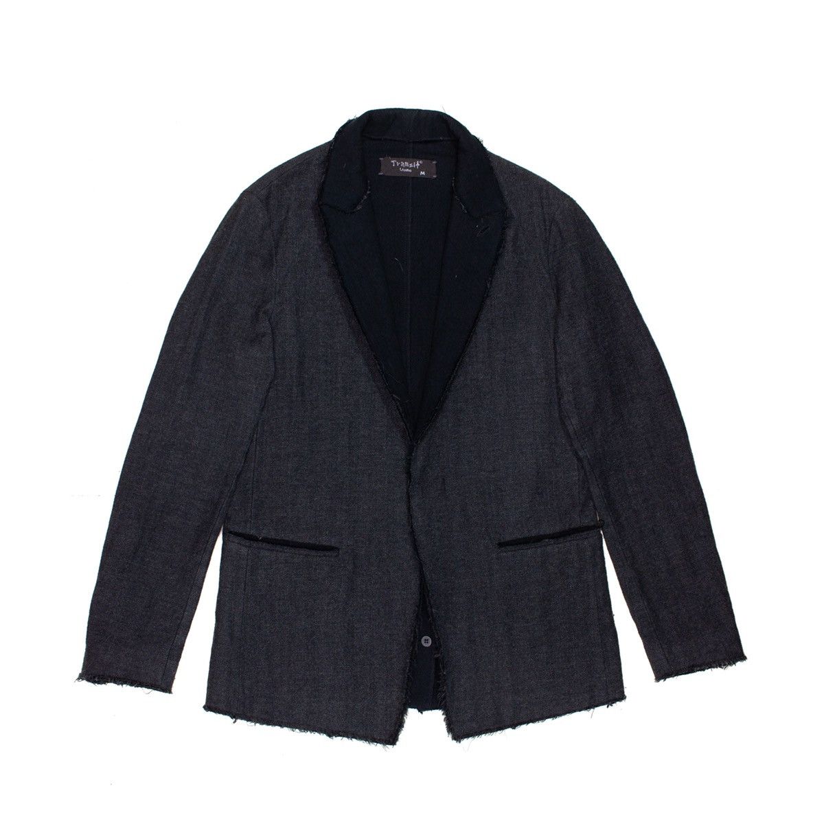 Transit Uomo 795$ Transit Uomo Raw Edge Distressed Blazer Sport Jacket ...