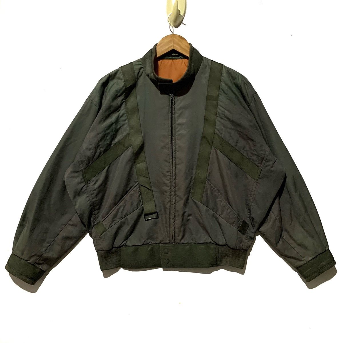Issey Miyake 80s ISSEY MIYAKE DESIGN STUDIO BOMBER JACKET