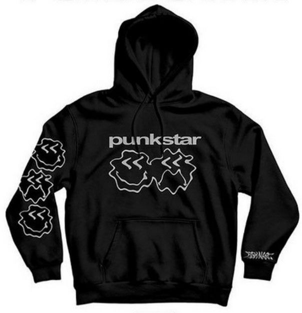 GOTHBOICLIQUE FISH NARC 'REFLECTIVE PUNK STAR' HOODIE Size US L / EU 52-54 / 3 - 3 Thumbnail