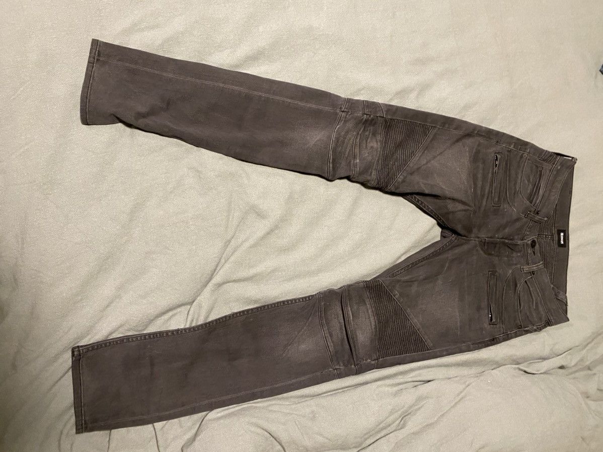 Hudson Hudson Grey Moto Denim Size US 32 / EU 48 - 2 Thumbnail