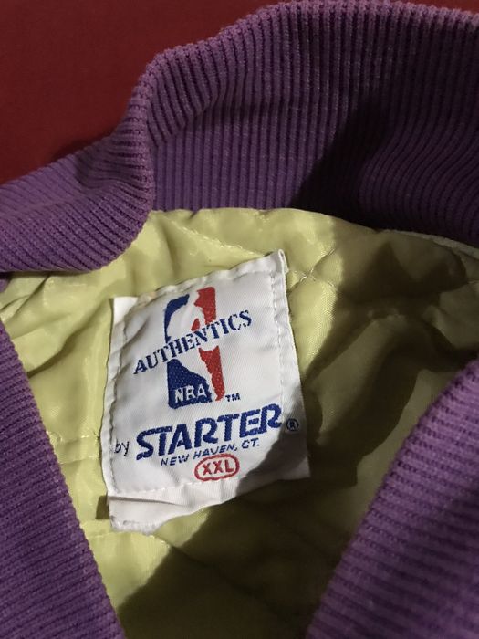 Lakers starter jacket online 80s