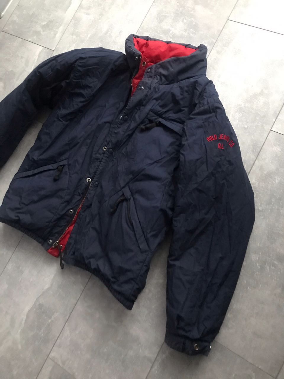 Polo Ralph Lauren × Vintage Polo jeans Ralph Lauren vintage 2 side jacket Size US XL / EU 56 / 4 - 9 Thumbnail