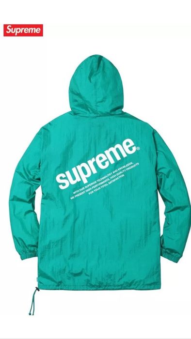 Supreme Supreme Nylon Packable Poncho Green | Grailed