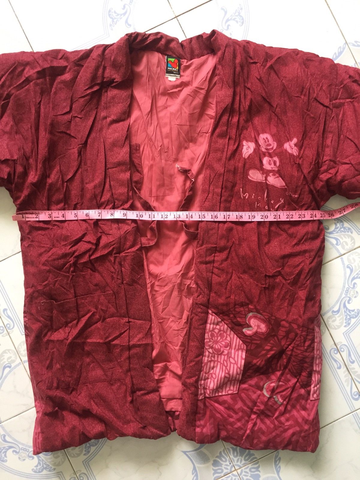 Mickey Mouse × Mickey Unlimited Mickey Print Kimono/Cardigan by Mickey Unlimited Yoshimura Size US L / EU 52-54 / 3 - 17 Thumbnail