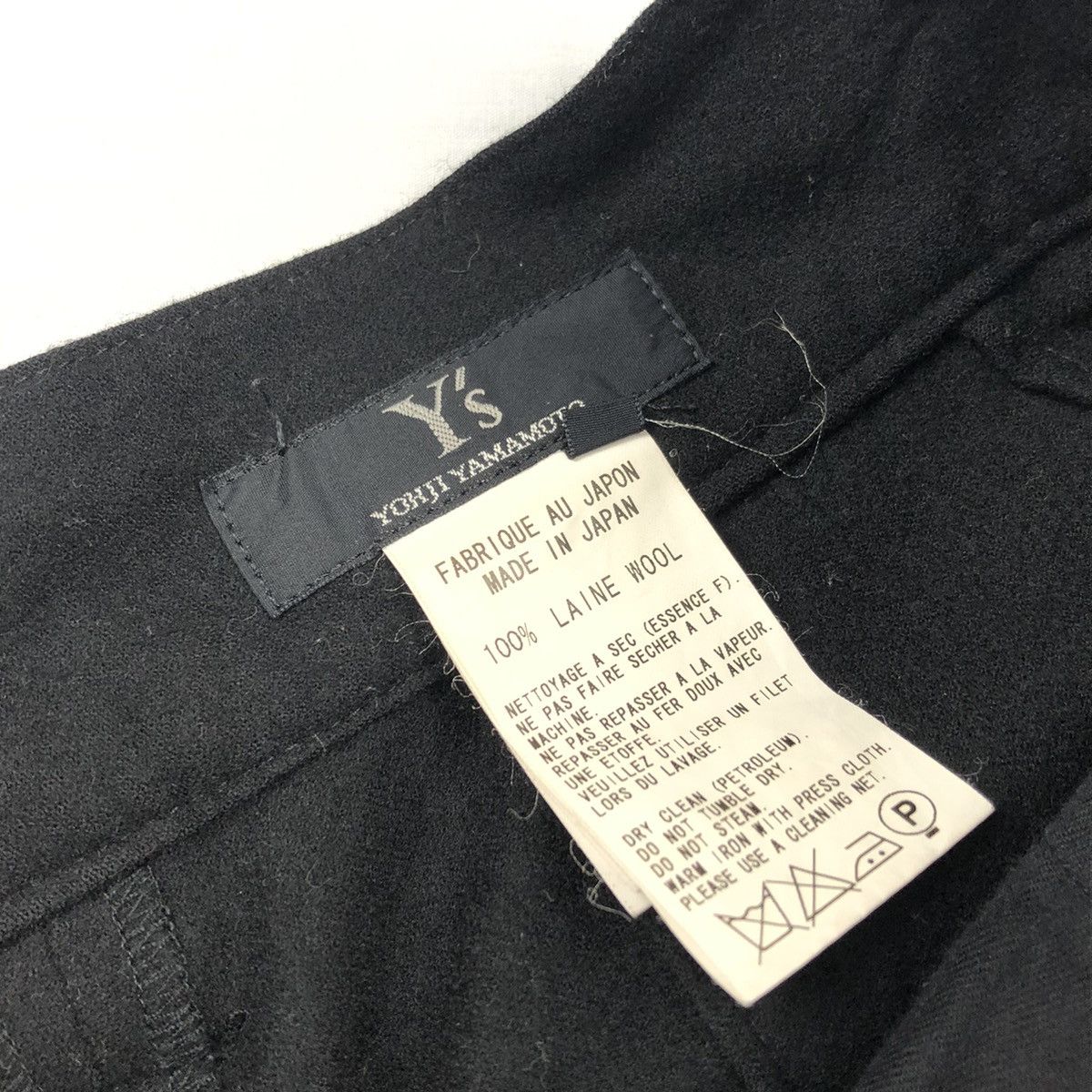 Yohji Yamamoto Y’s Yohji Yamamoto Wool Cropped Pants Size US 29 - 10 Thumbnail