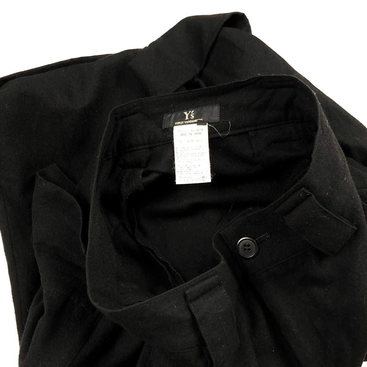 Yohji Yamamoto Y’s Yohji Yamamoto Wool Cropped Pants Size US 29 - 12 Thumbnail