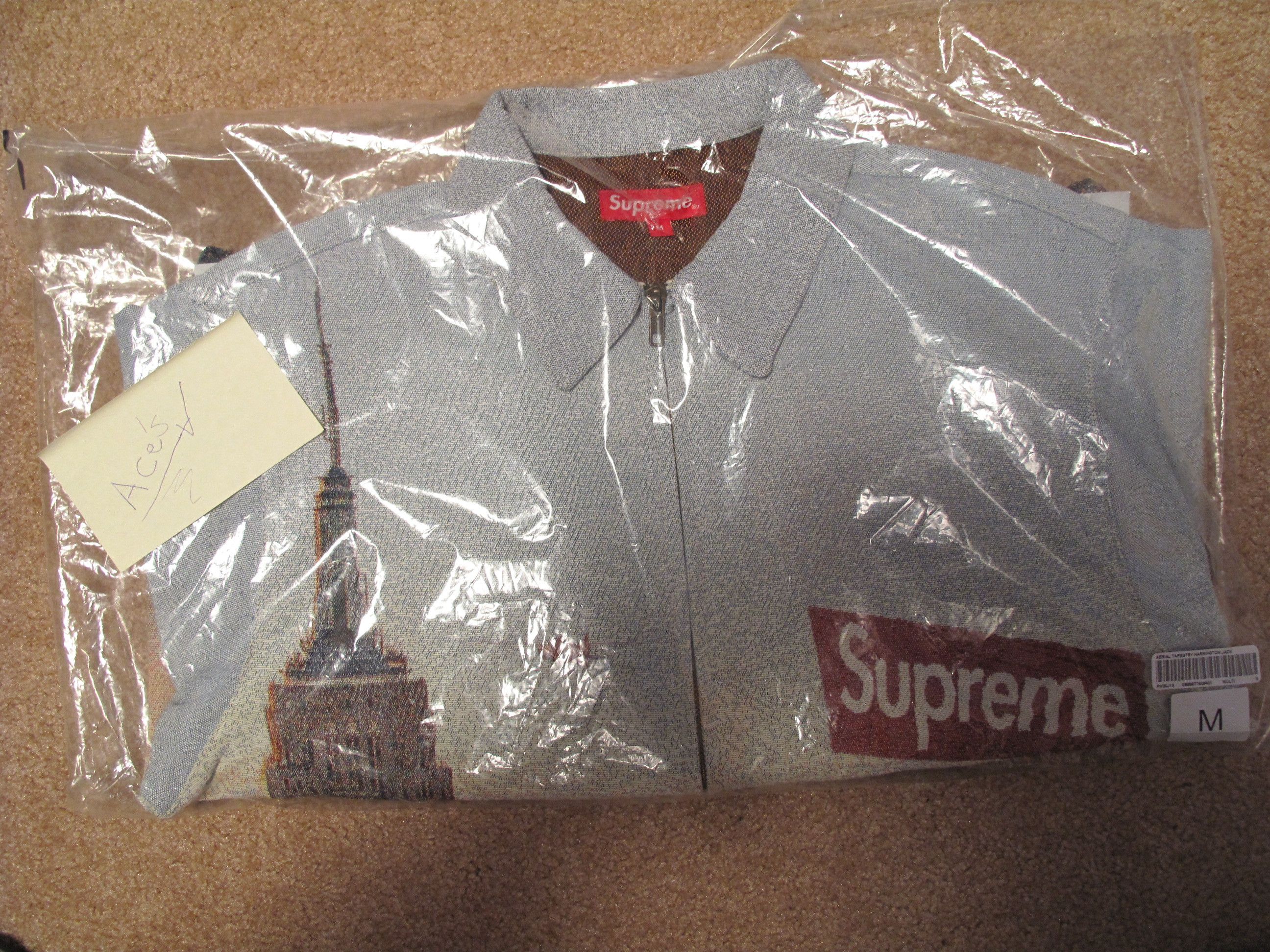 Supreme Supreme Aerial Tapestry Harrington Jacket | Grailed