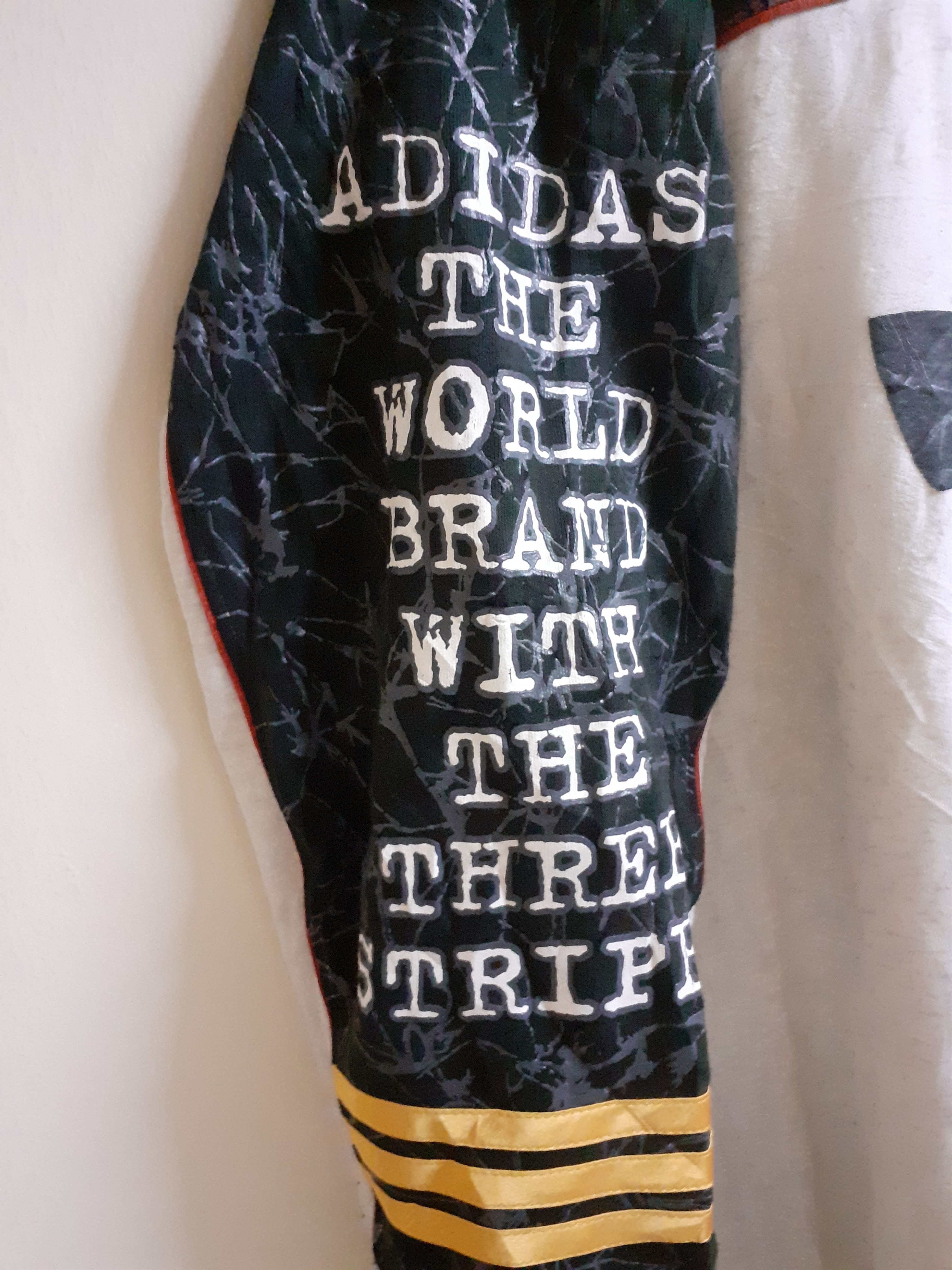 Adidas × Japanese Brand × Vintage Vintage 80's Adidas Distressed Sweatshirt Size US XL / EU 56 / 4 - 4 Thumbnail