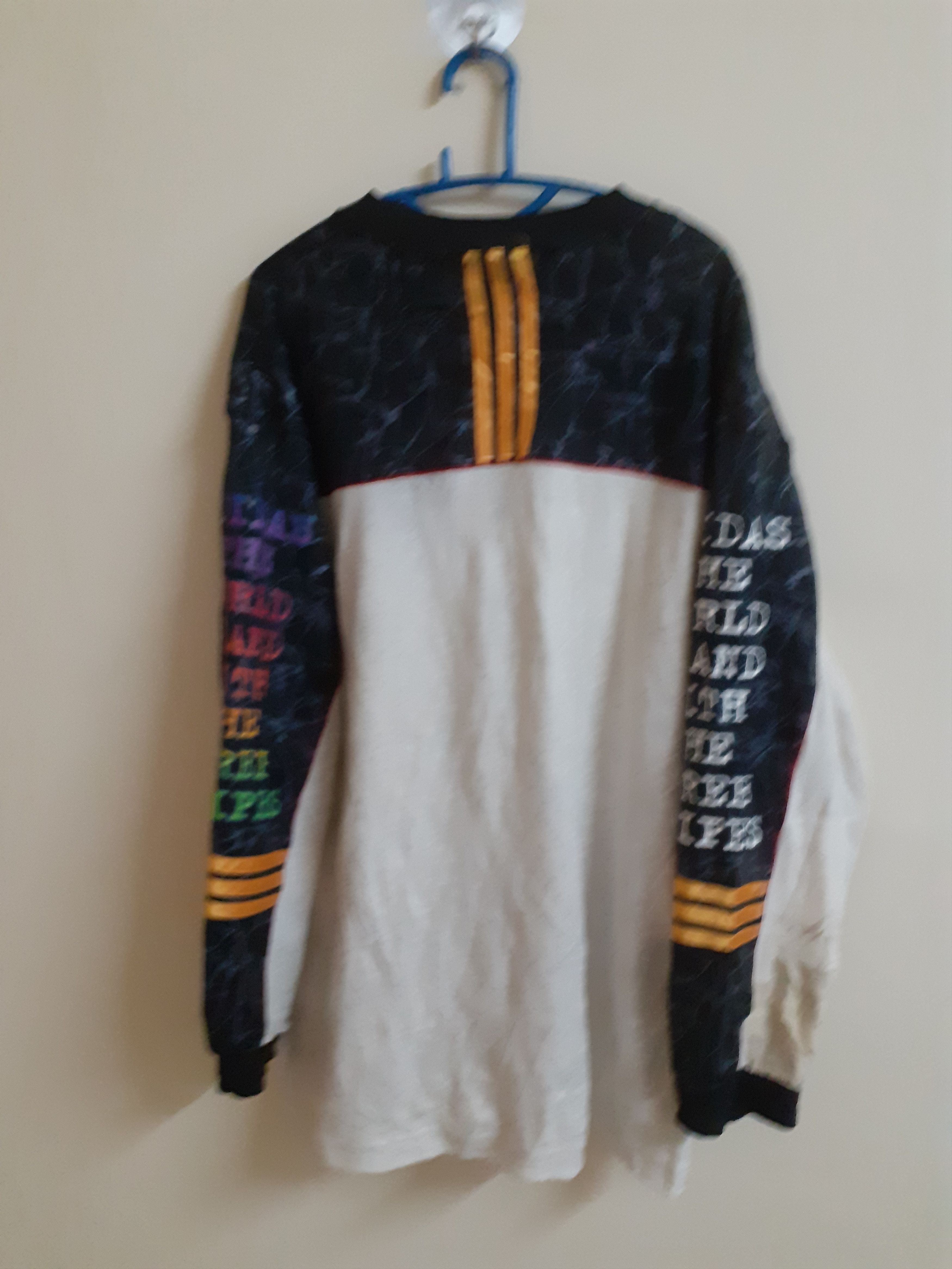 Adidas × Japanese Brand × Vintage Vintage 80's Adidas Distressed Sweatshirt Size US XL / EU 56 / 4 - 9 Thumbnail