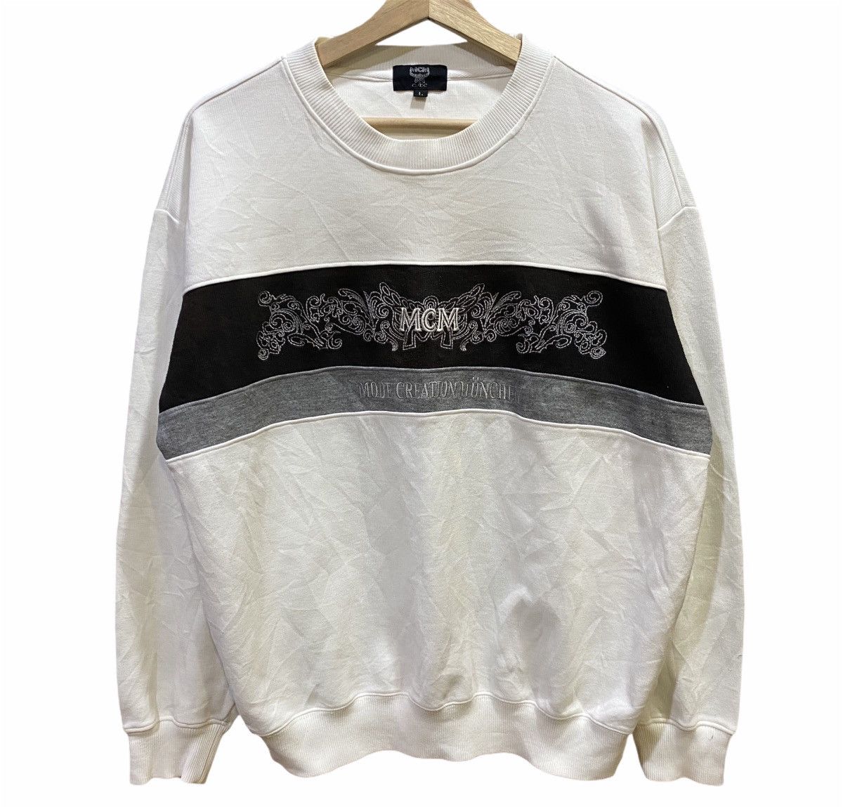 MCM Mode Creation Munchen Embroidered Sweatshirt