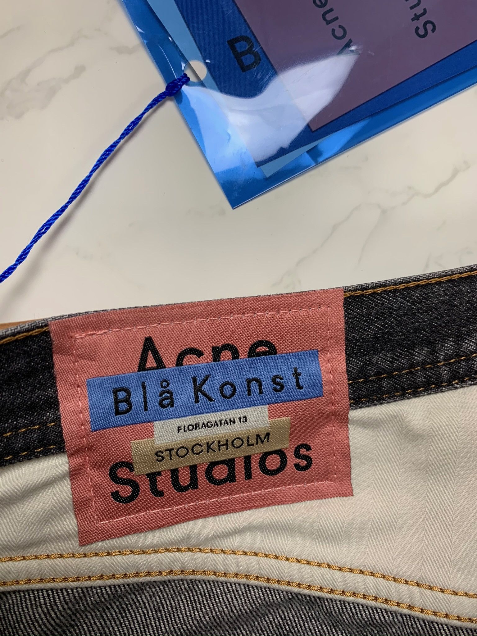 Acne Studios Acne Studios Bla Konst Dark Grey Jeans Size US 32 / EU 48 - 9 Thumbnail