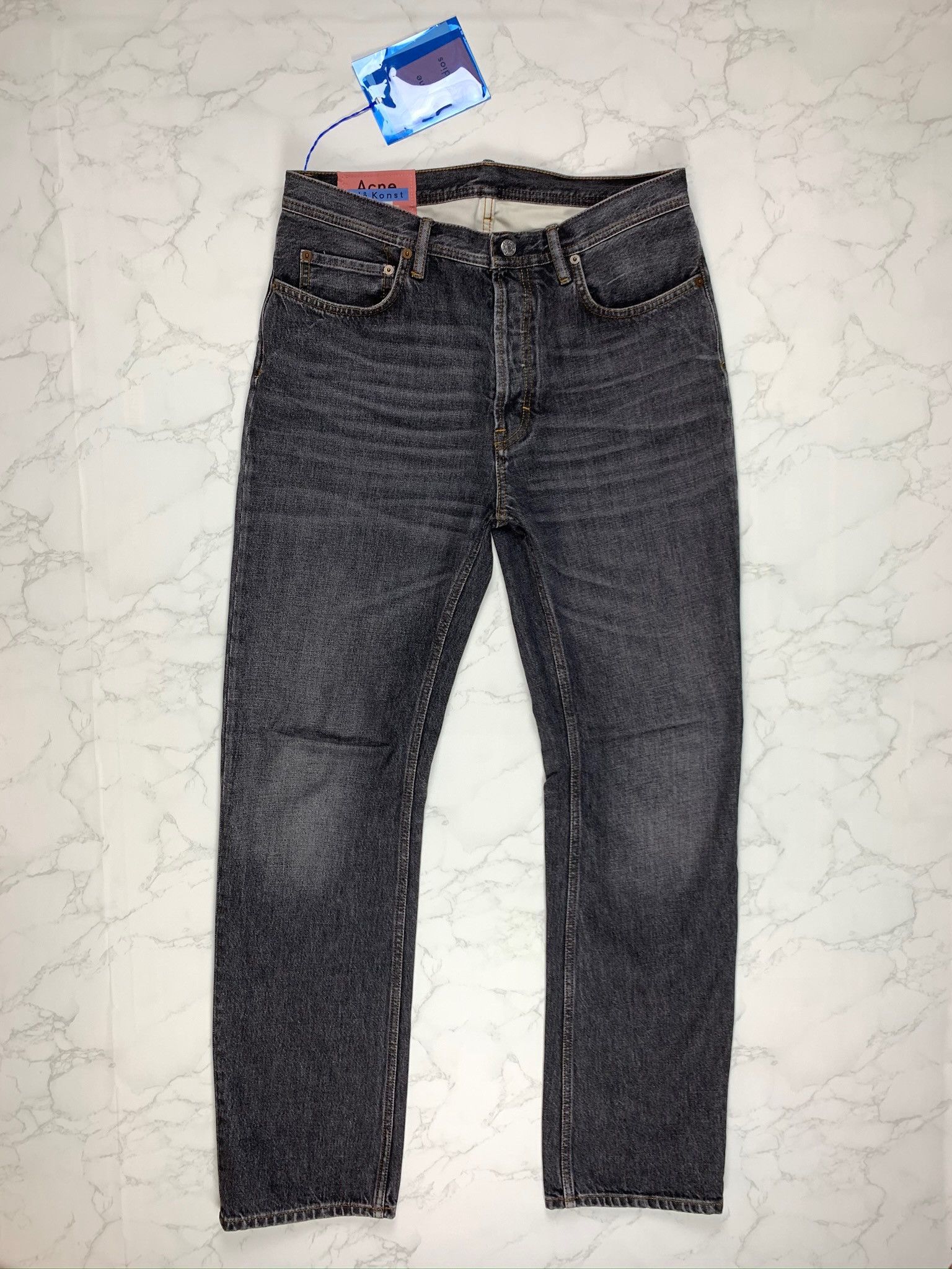 Acne Studios Acne Studios Bla Konst Dark Grey Jeans Size US 32 / EU 48 - 1 Thumbnail