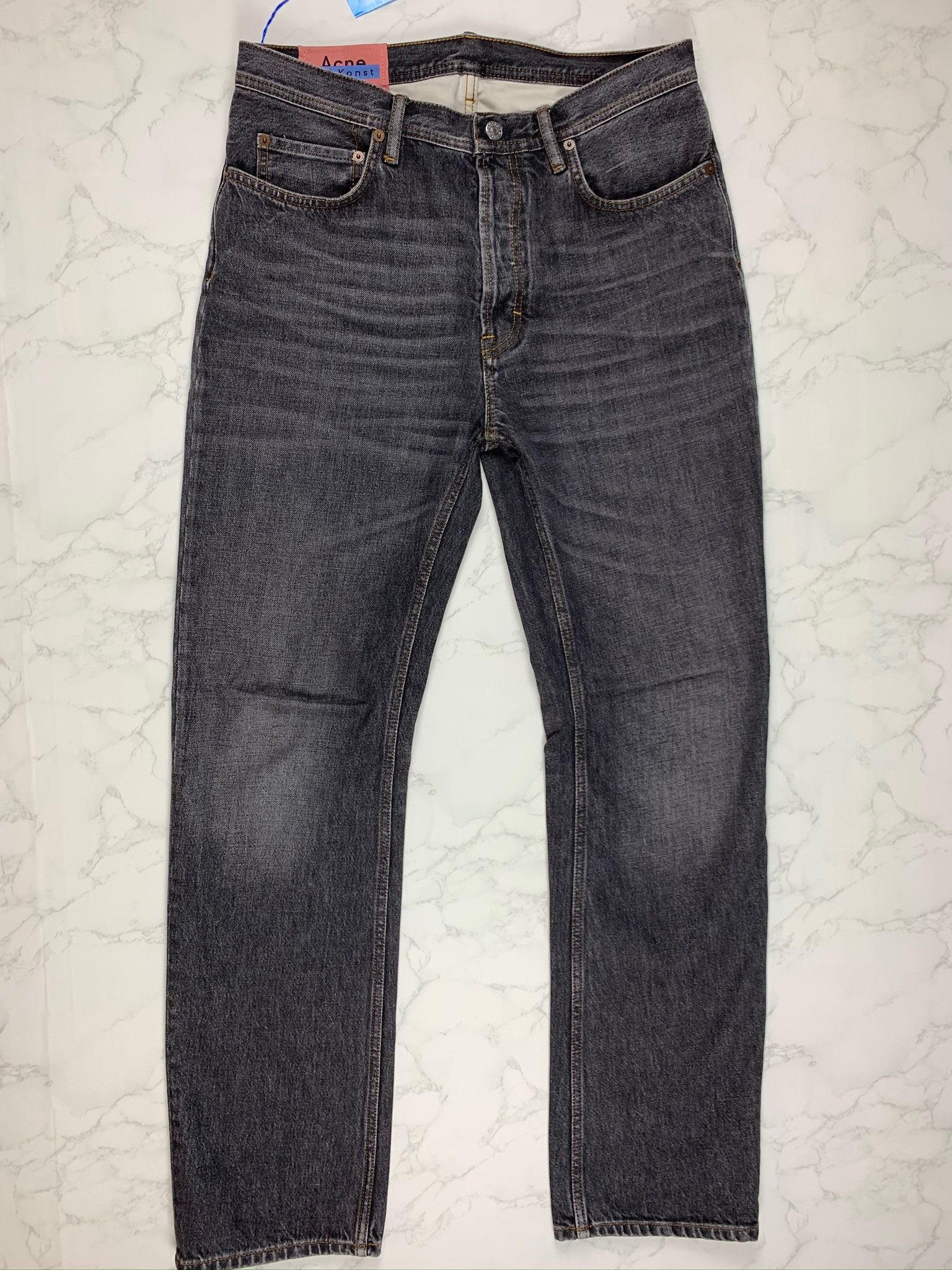 Acne Studios Acne Studios Bla Konst Dark Grey Jeans Size US 32 / EU 48 - 7 Thumbnail