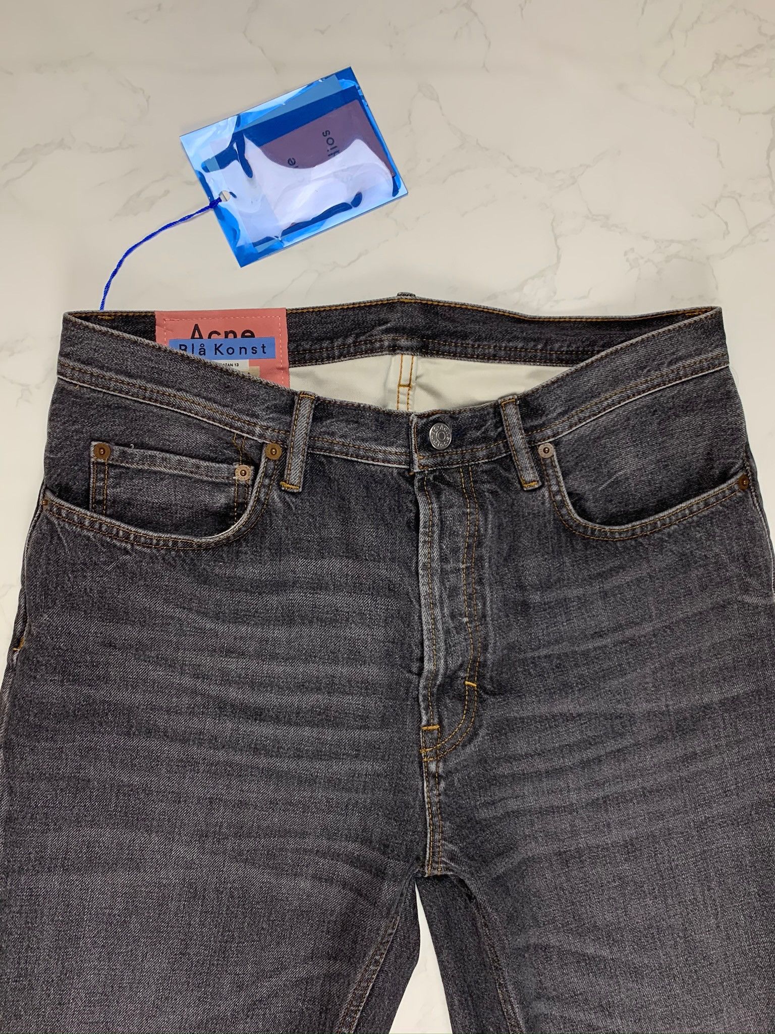 Acne Studios Acne Studios Bla Konst Dark Grey Jeans Size US 32 / EU 48 - 8 Thumbnail