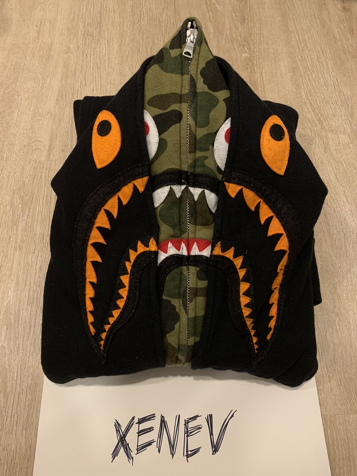 Bape x undefeated double shark on sale