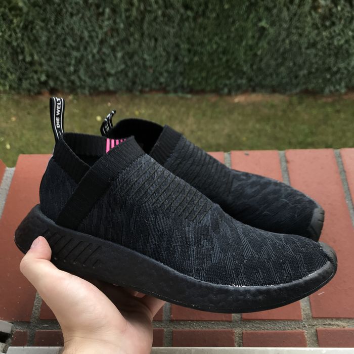 nmd cs2 primeknit triple black