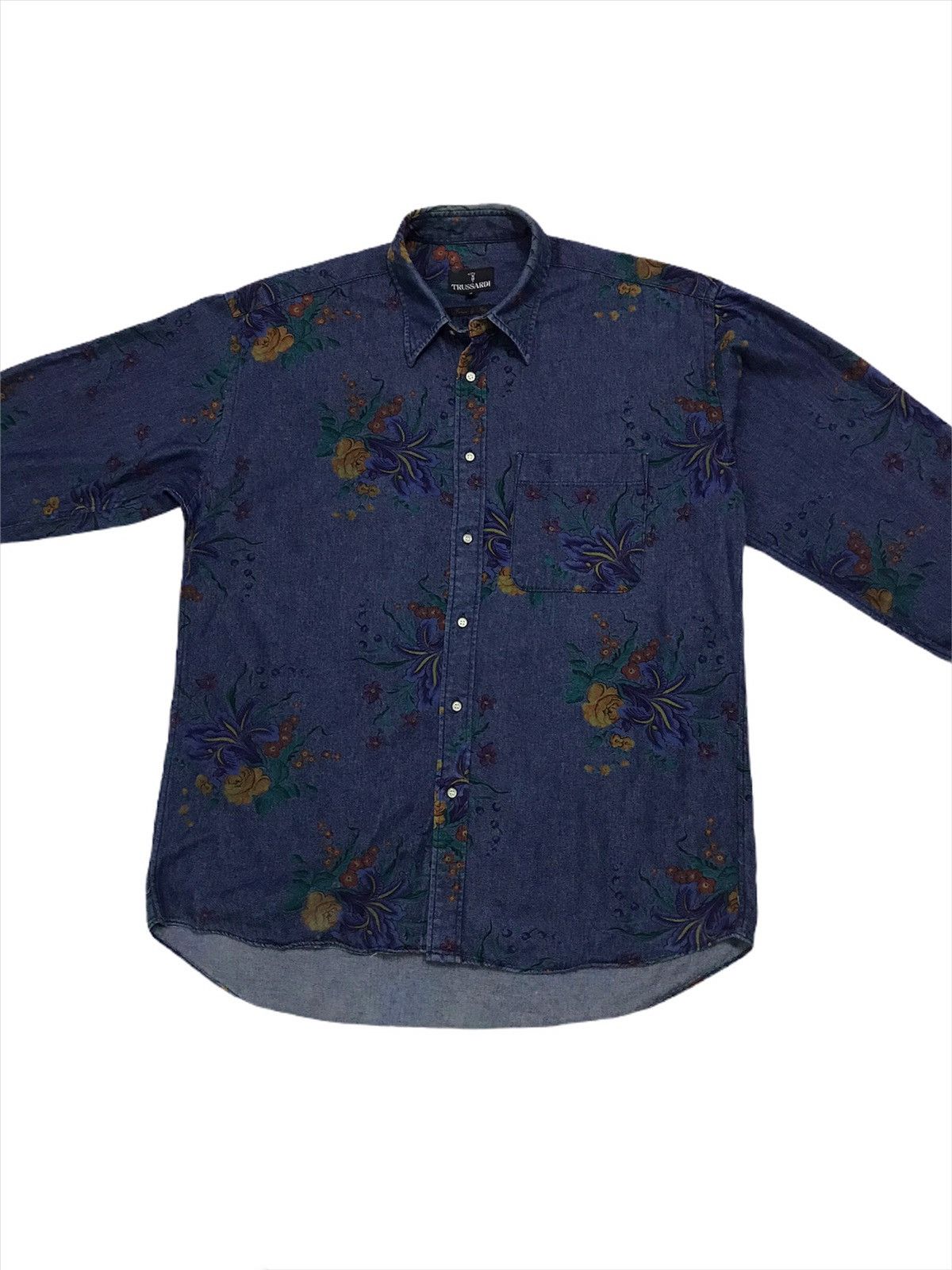 Print Hat Golf Trussardi Trussardi Jeans White Tshirt Large