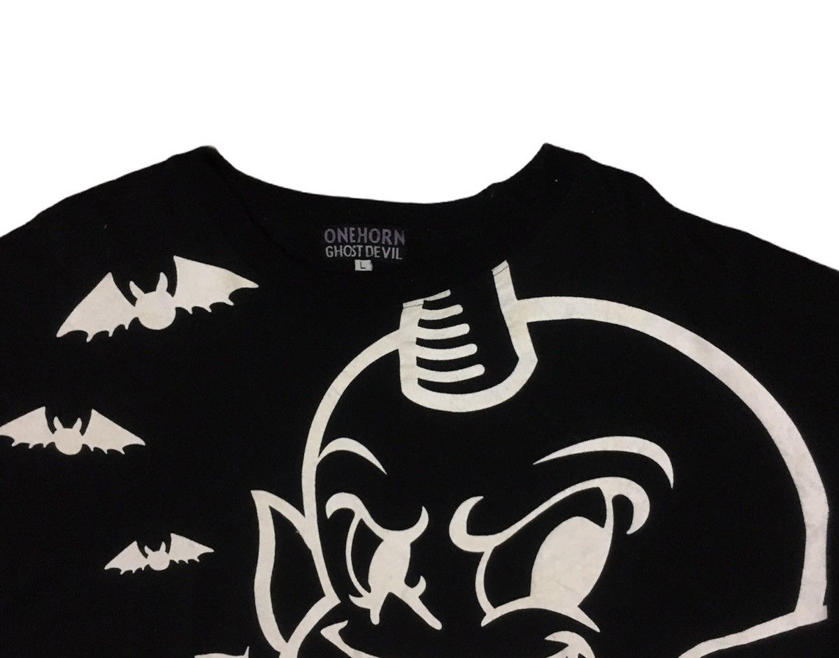 Japanese Brand × Vintage Rare Design Vintage Brand One Horn Ghost Devil T-shirt 1990s Size US L / EU 52-54 / 3 - 5 Thumbnail