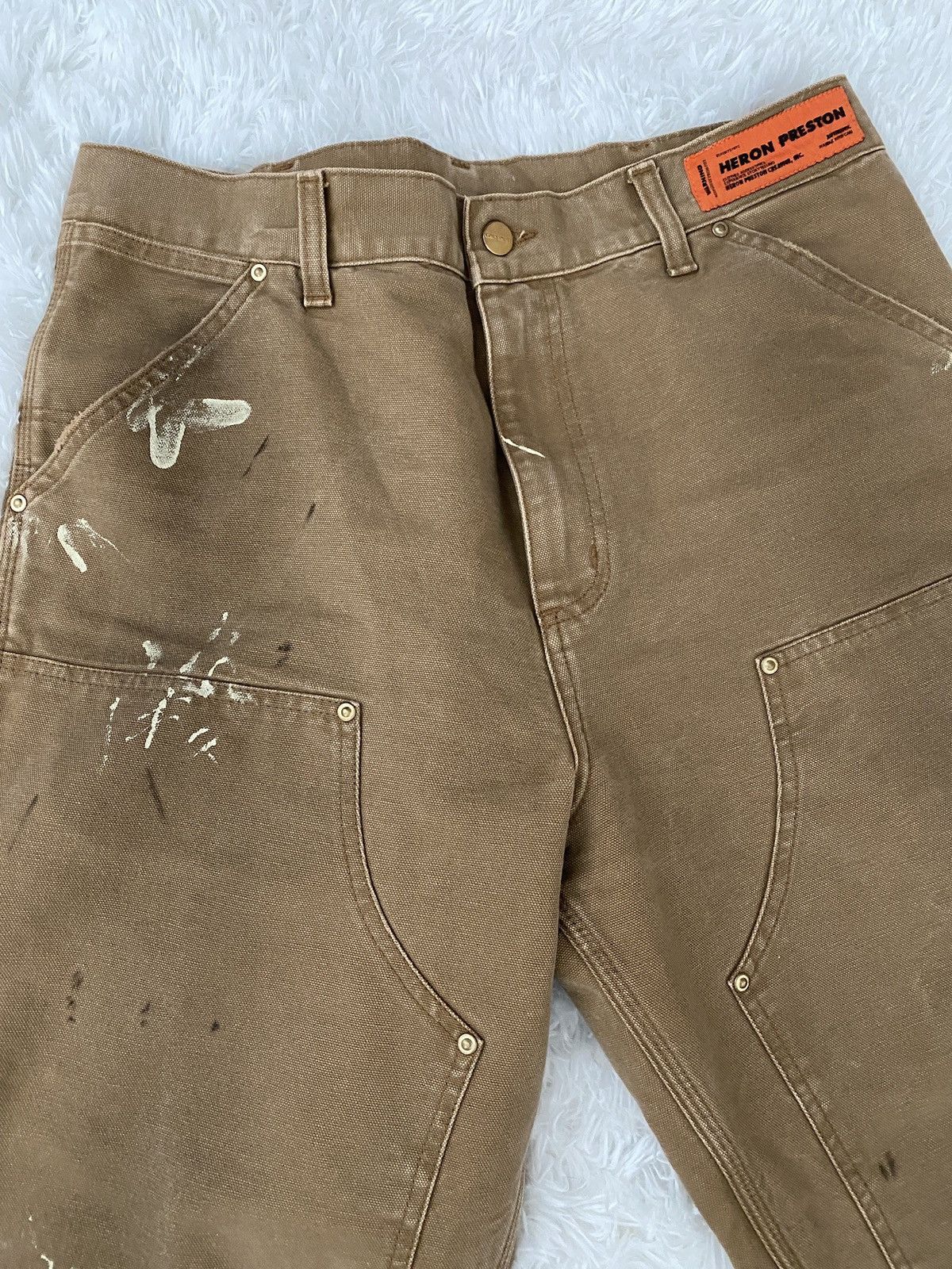 Travis Scott Heron Preston x Carhartt Painter pants | Grailed