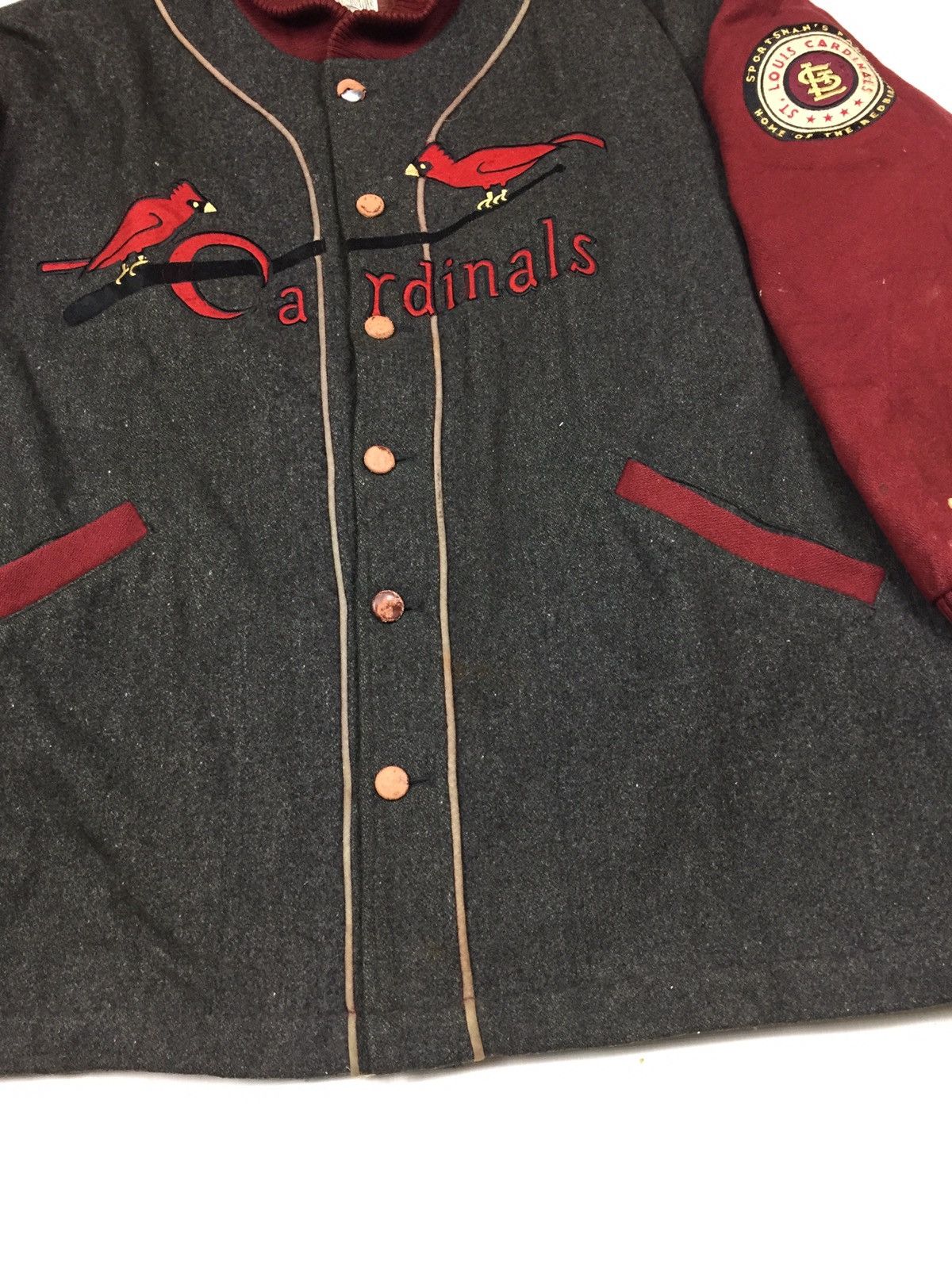 Cooperstown Collection St. Louis Cardinals Varsity Jacket Size US L / EU 52-54 / 3 - 3 Thumbnail