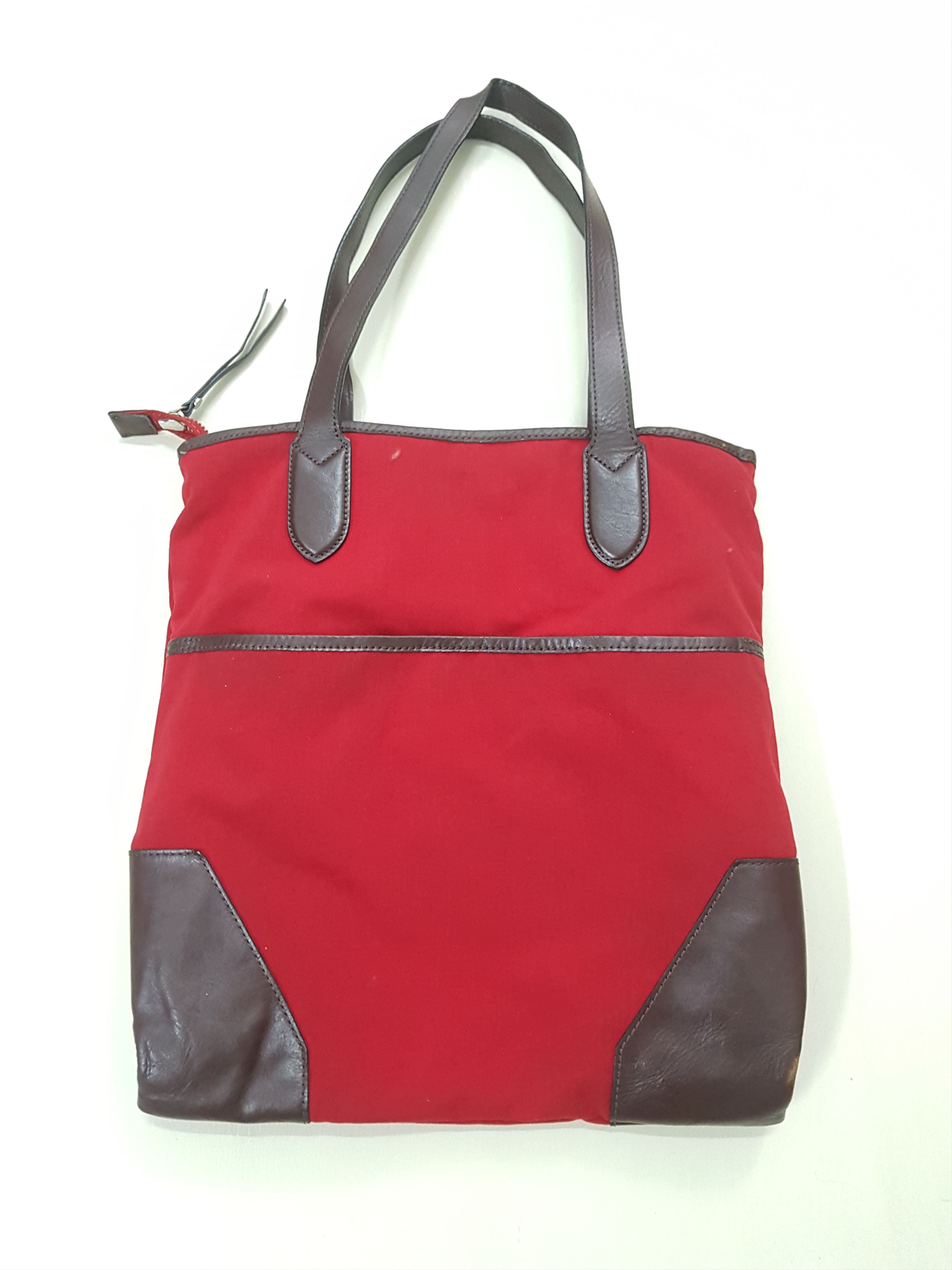 Vivienne Westwood Man Leather Canvas Tote Bag