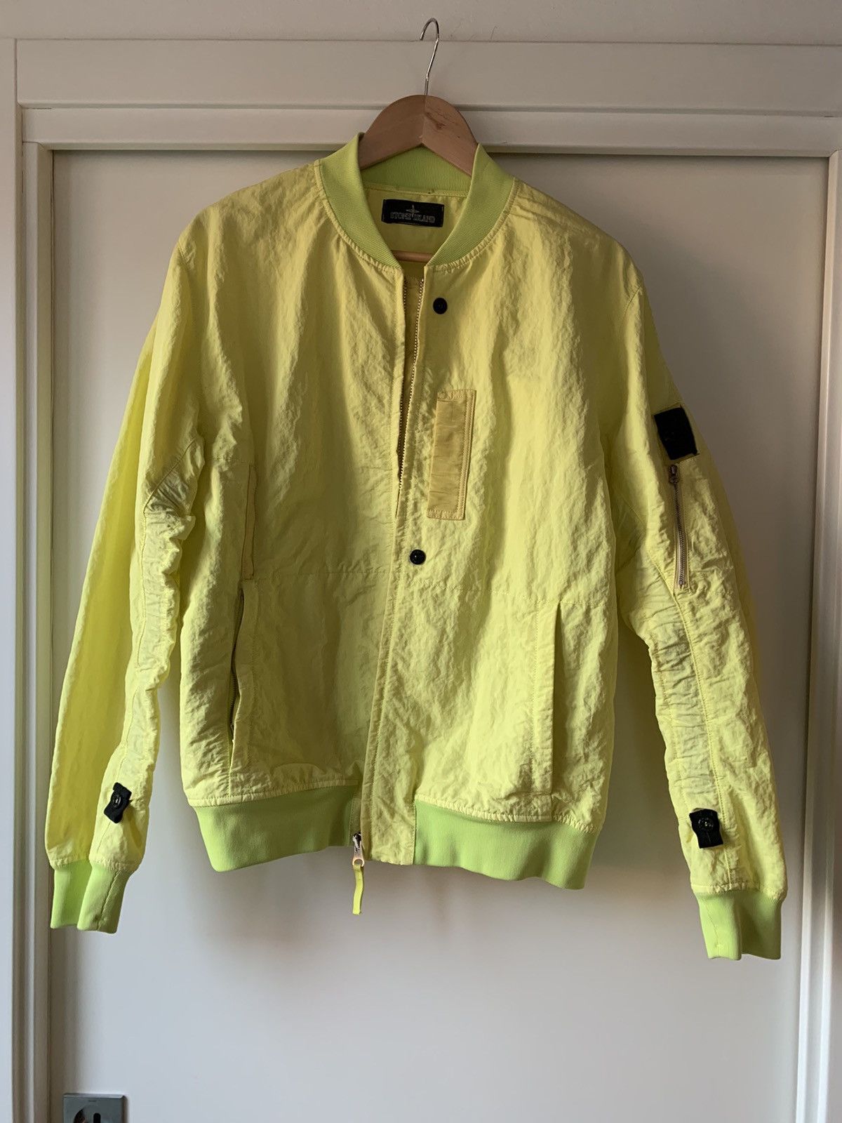 Stone island neon jacket on sale