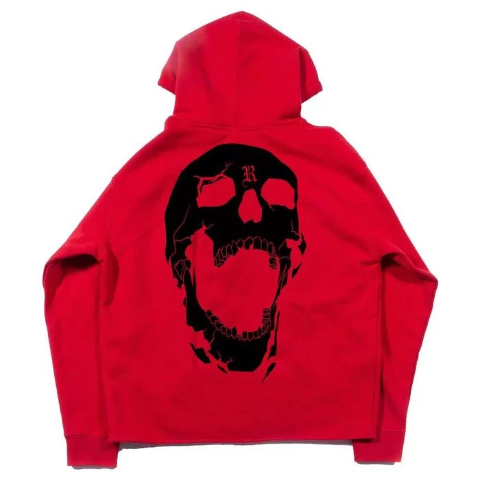 Revenge Revenge Red Bones Hoodie | Grailed