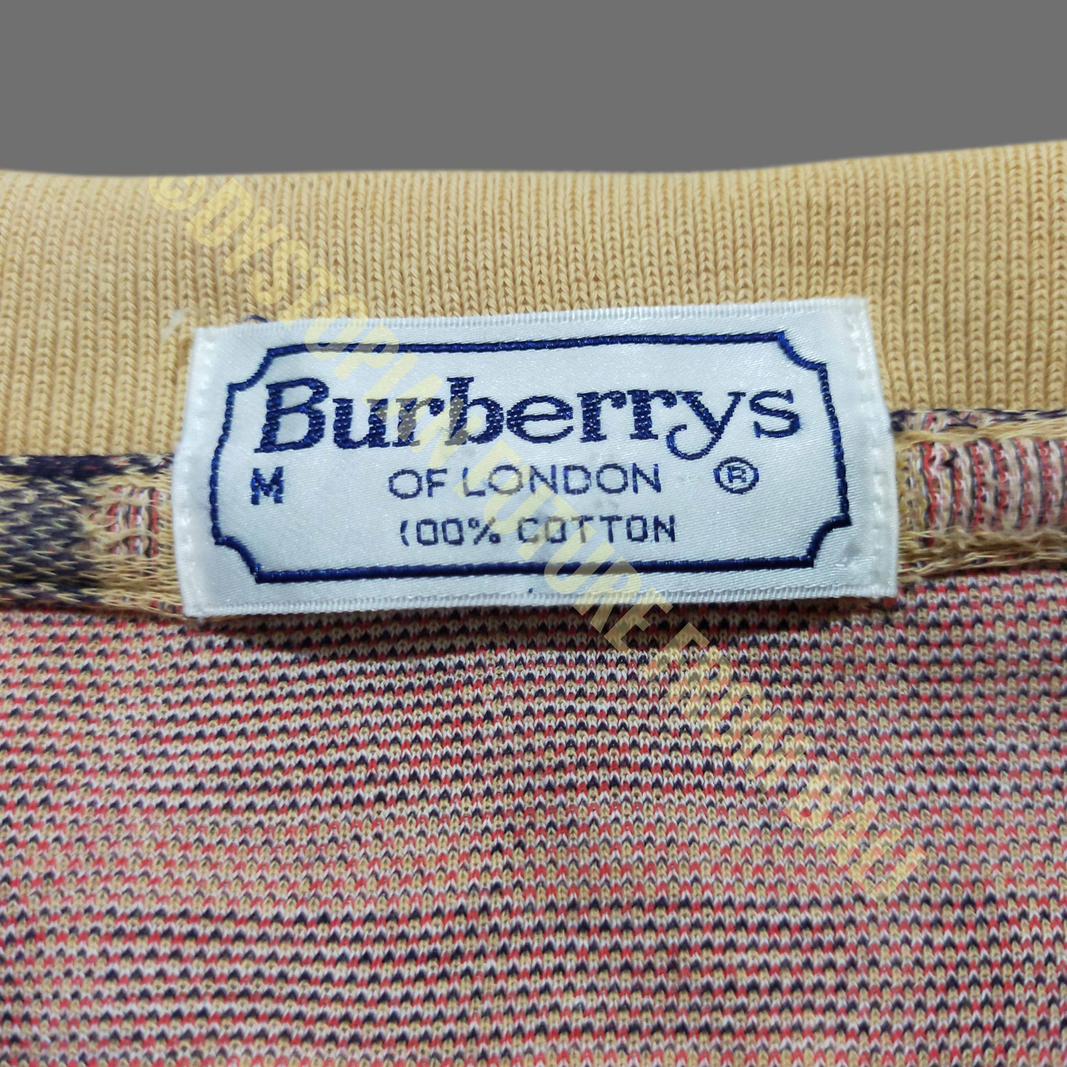 Burberry Vintage Burberrys Of London Nova Check Polo Shirt Size US L / EU 52-54 / 3 - 5 Thumbnail