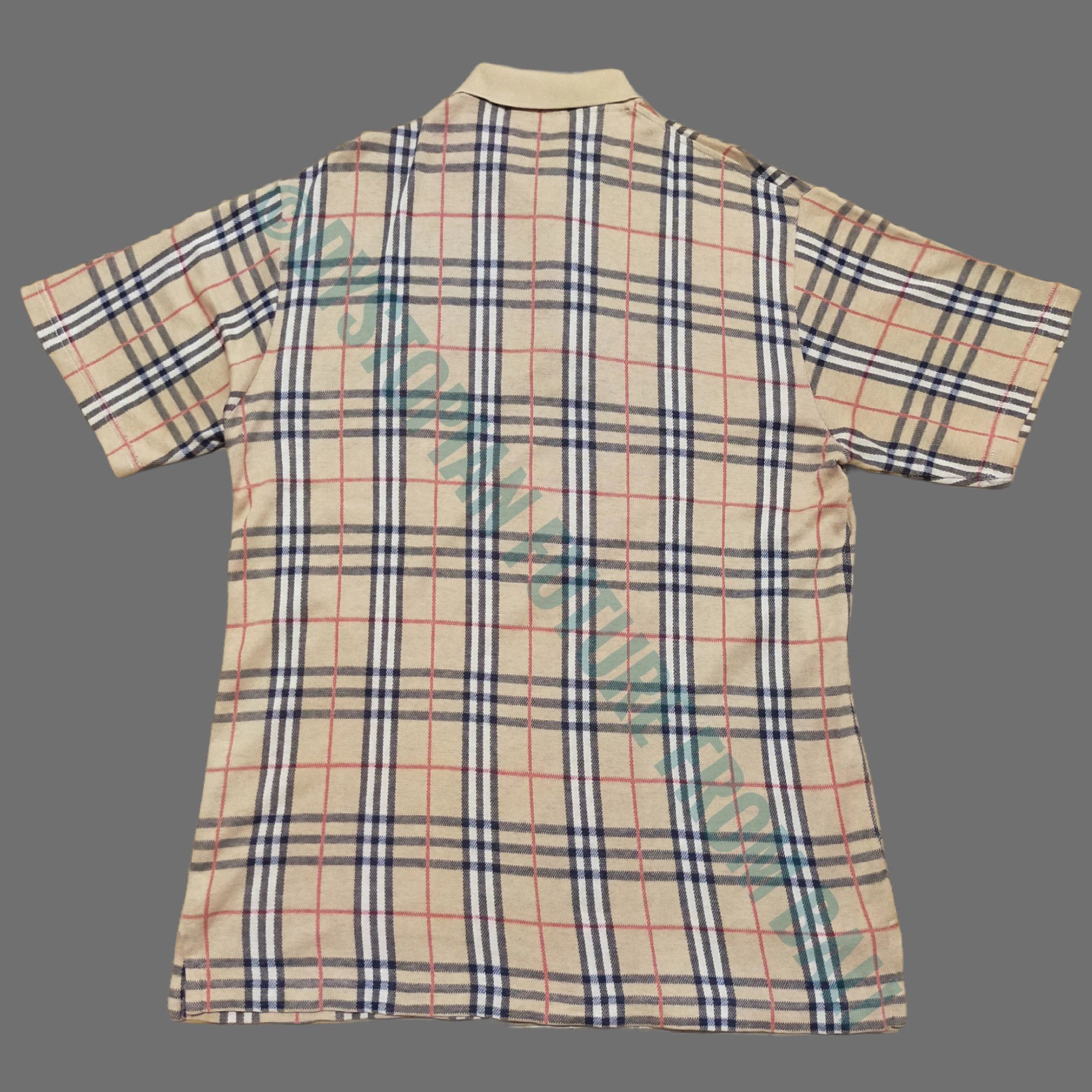 Burberry Vintage Burberrys Of London Nova Check Polo Shirt Size US L / EU 52-54 / 3 - 2 Thumbnail