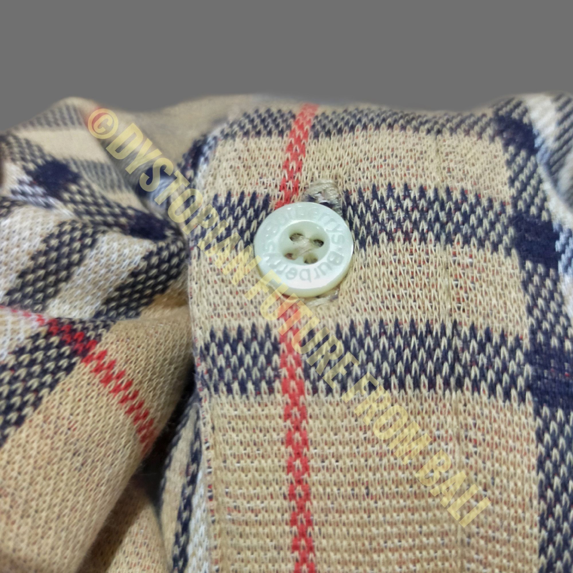 Burberry Vintage Burberrys Of London Nova Check Polo Shirt Size US L / EU 52-54 / 3 - 4 Thumbnail