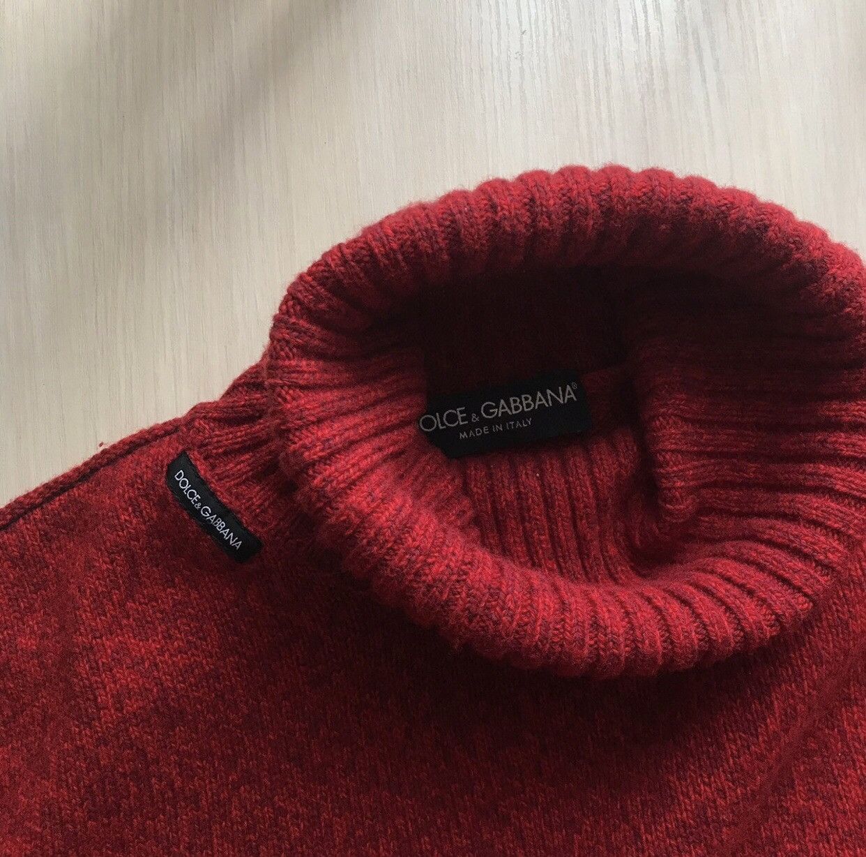 Dolce & Gabbana RARE Dolce Gabbana turtleneck sweater WOOL Size US L / EU 52-54 / 3 - 4 Thumbnail