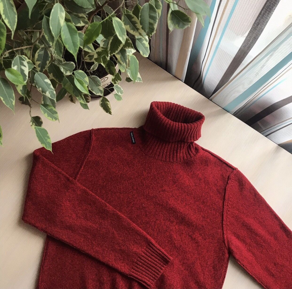 Dolce & Gabbana RARE Dolce Gabbana turtleneck sweater WOOL Size US L / EU 52-54 / 3 - 1 Thumbnail