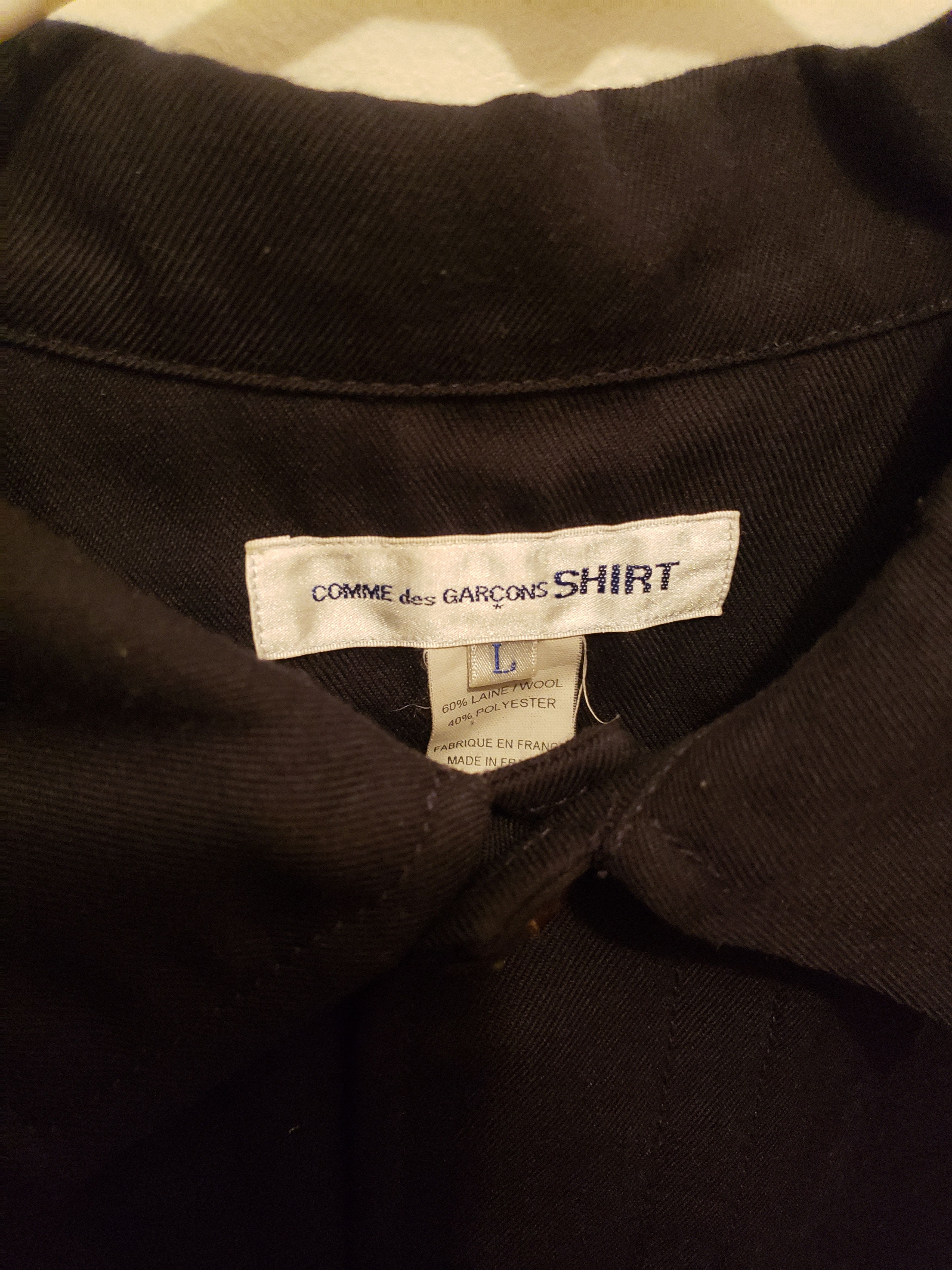 Comme des Garcons SHIRT Wool Blend Inverted Jacket Size US L / EU 52-54 / 3 - 2 Thumbnail